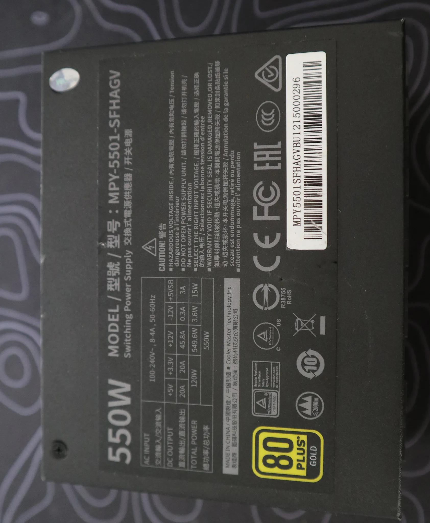 Cooler Master V550 SFX Power Supply