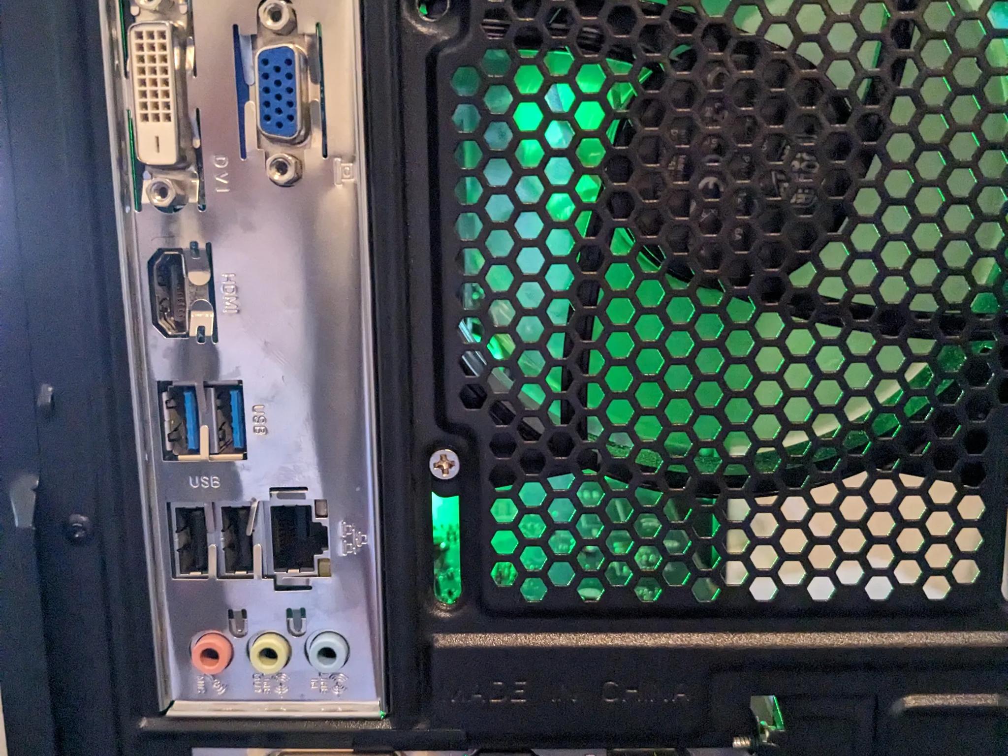 FREE SHIP|| "Neon Moon"|| i5-3470, 16GB RAM, RX 560 2GB, 480GB SSD (READ DESCRIPTION)
