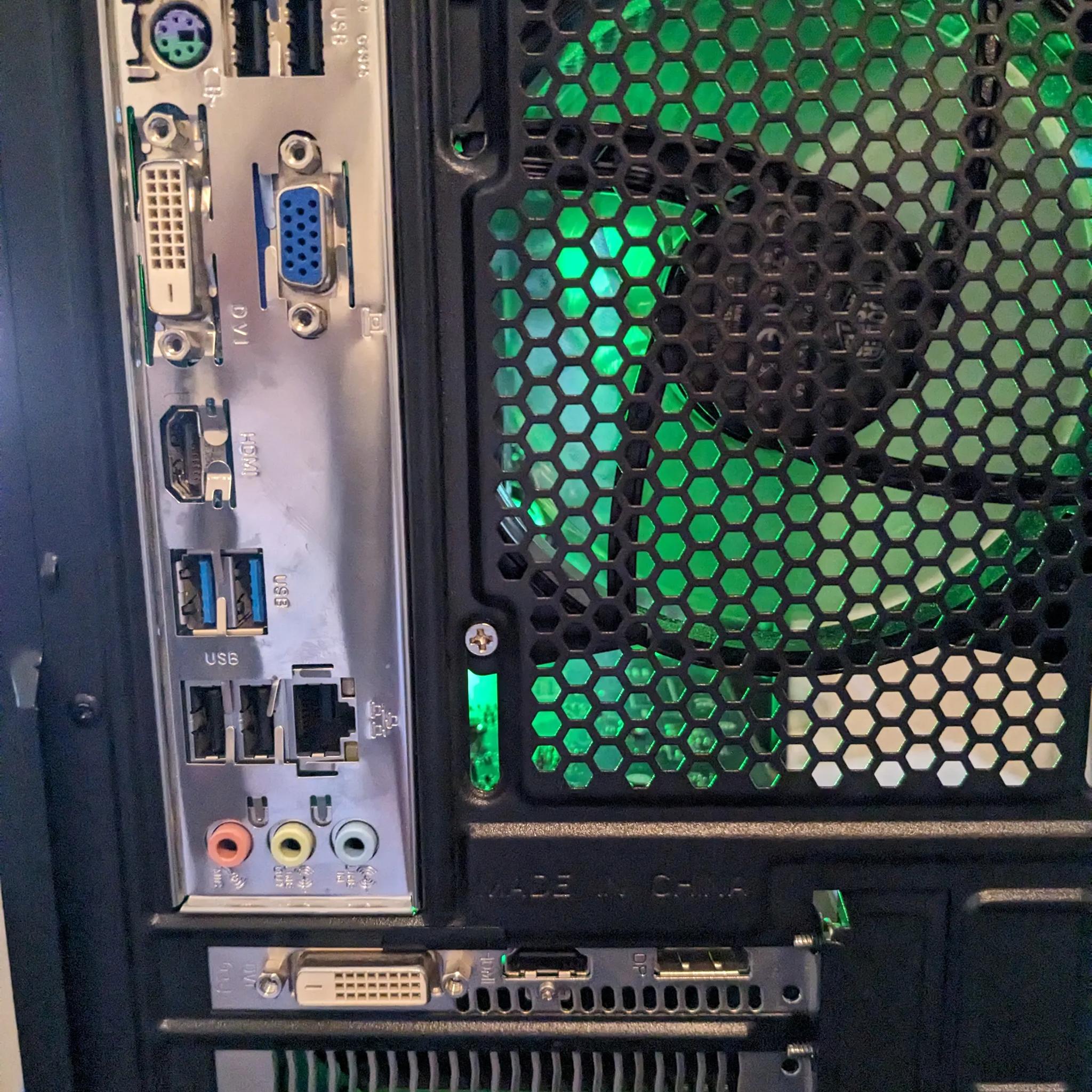 FREE SHIP|| "Neon Moon"|| i5-3470, 16GB RAM, RX 560 2GB, 480GB SSD (READ DESCRIPTION)