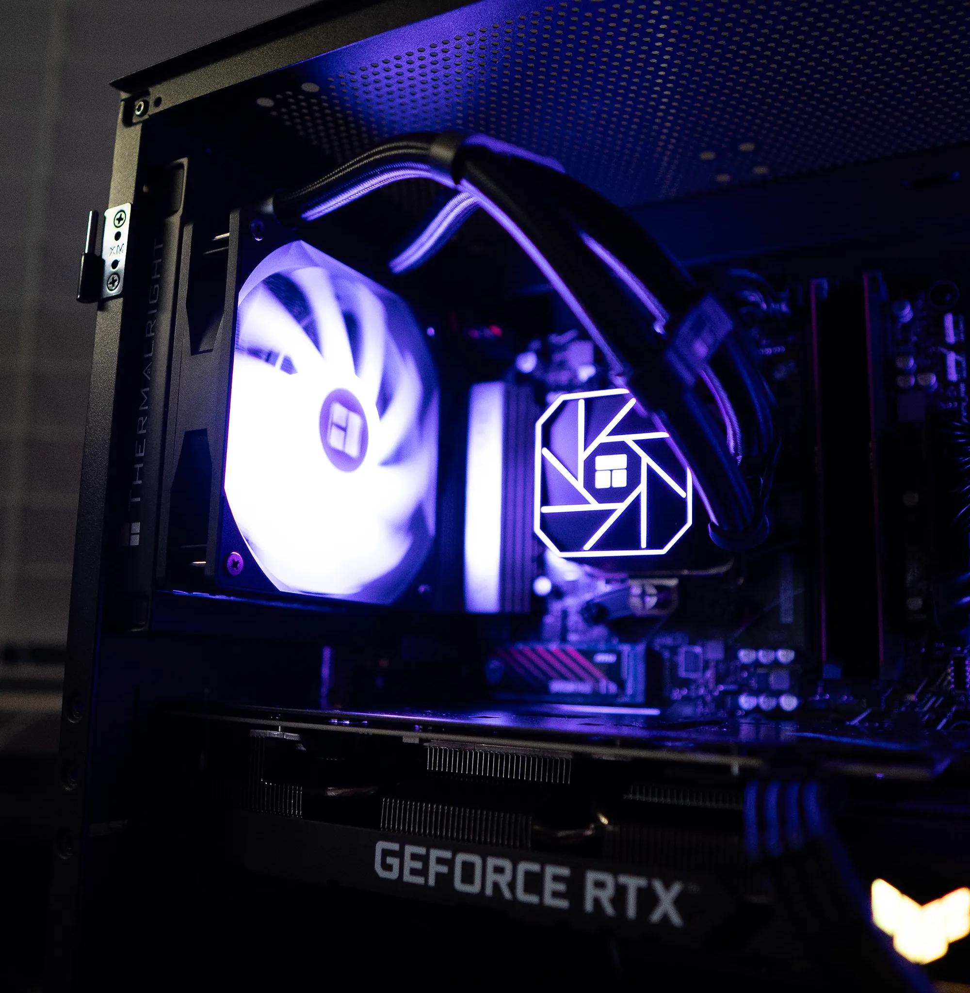 ⚪🟣 | RYZEN 5 7500F | RTX 3060 OC 12GB | 16GB DDR5 RAM | 1TB NVME SSD | Amethyst Achiever 2.0