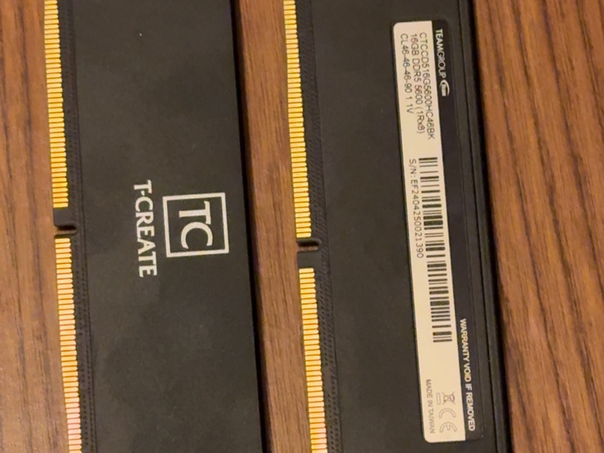 Teamgroup DDR5 32 GB 5600 CL 46 *Lightly Used*