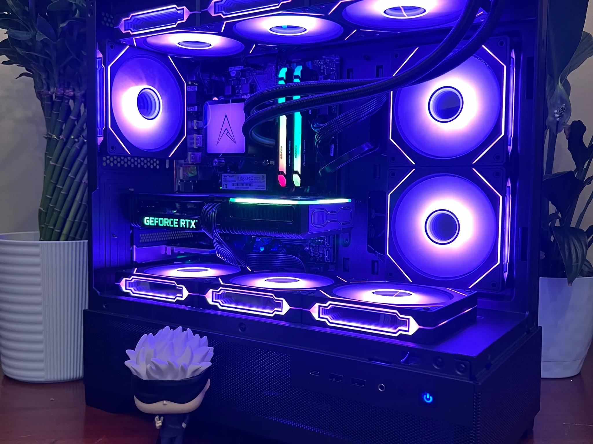 Water Cooled Gaming PC Intel I7, Nvidia RTX 3060 ti 8gb, 2TB Storage, 32GB RAM, WINDOWS 10