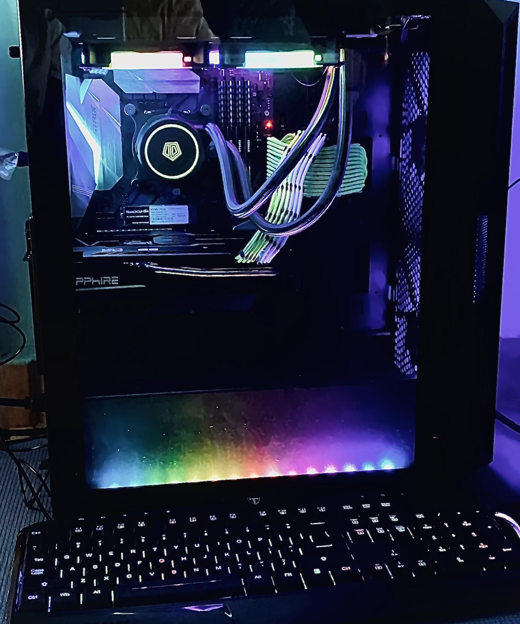(Liquid Cooled) Intel 9th gen Gaming pc-16GB DDR4(XMP)-over 2TB storage-w/ (Activated)Windows 11 
