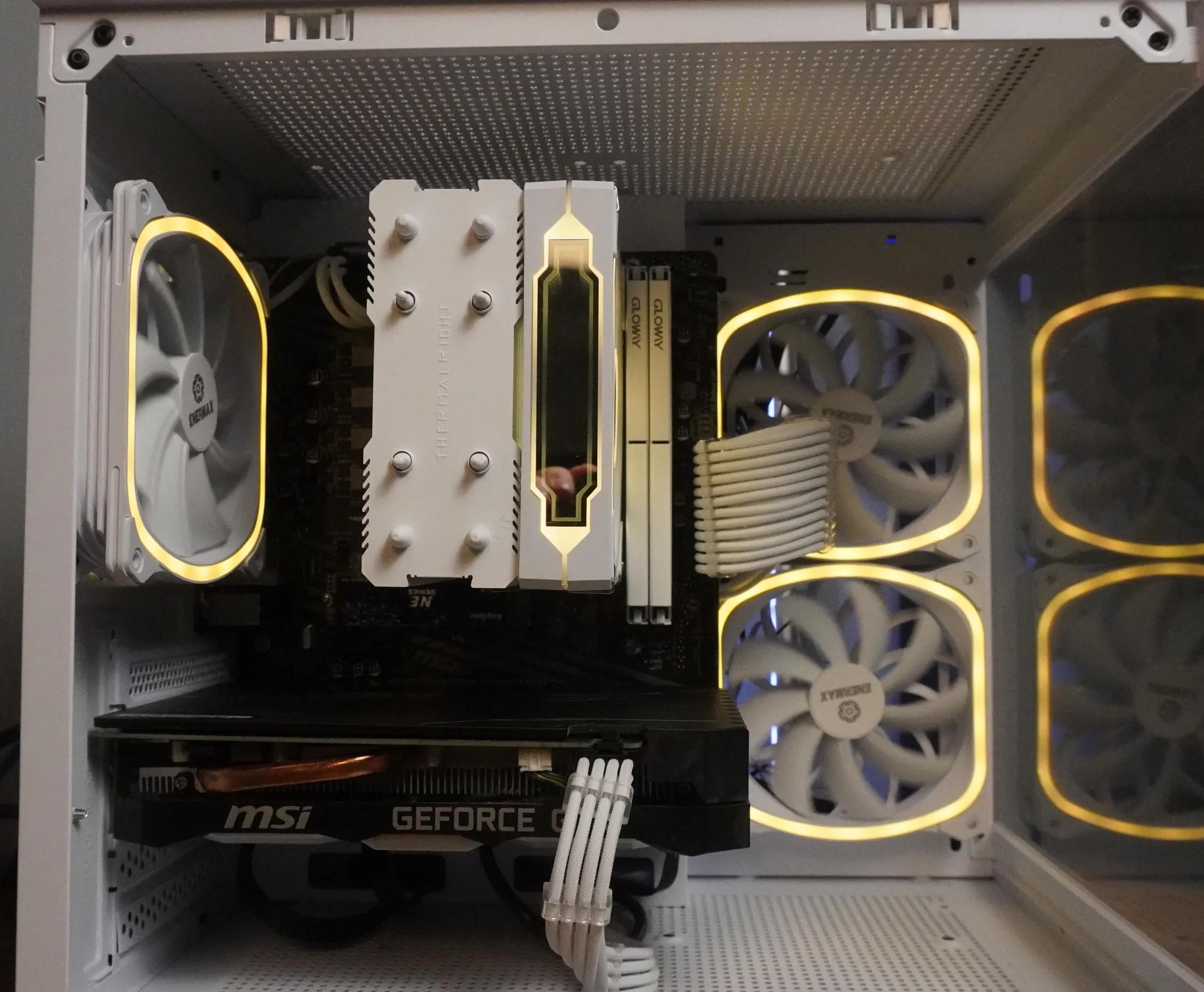 🤍ALL WHITE🤍 1080p GAMING MACHINE 💚GTX 1660 Super 🧡 Ryzen 5 2600 | 16GB | WIFI