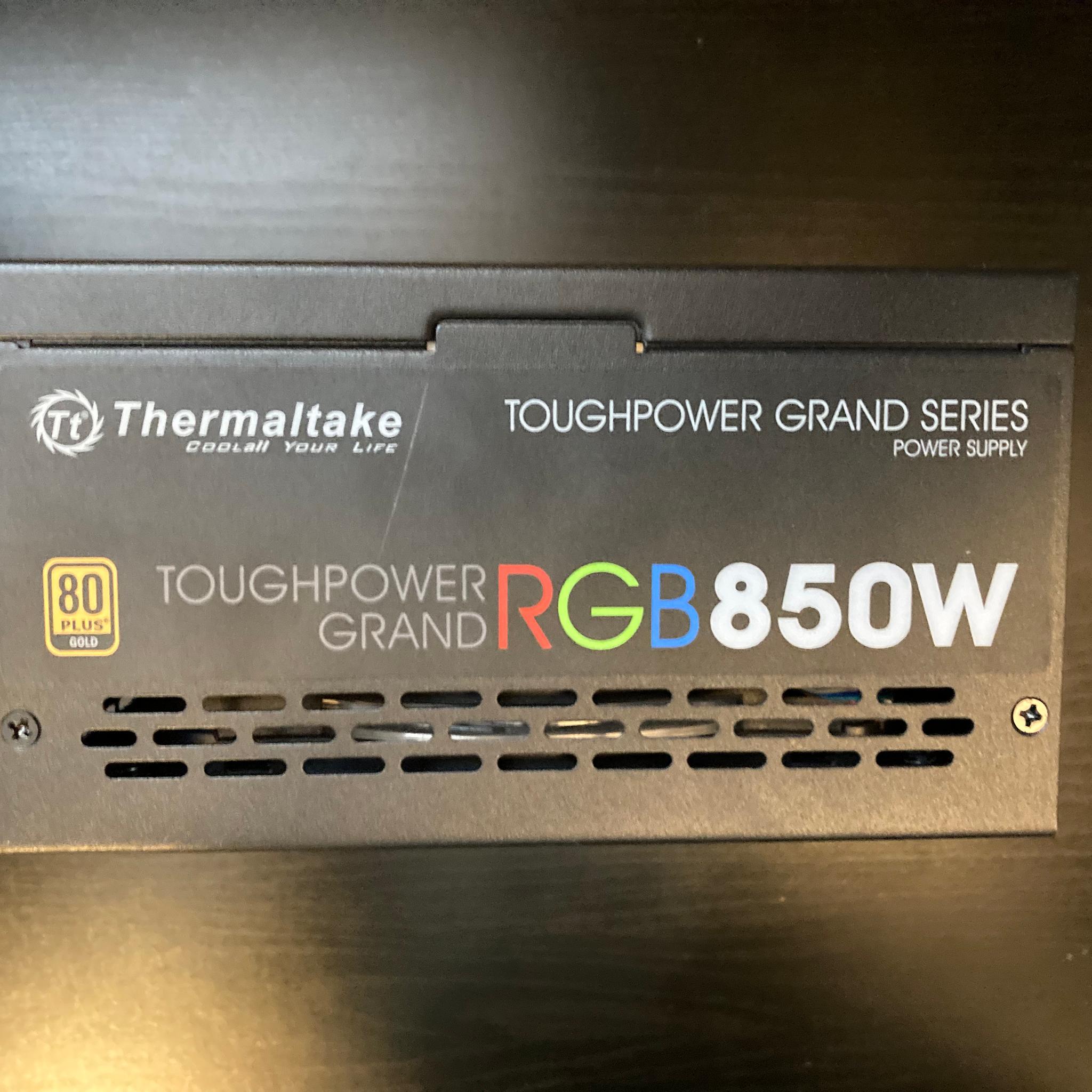 Thermaltake Toughpower Grand RGB 850W Fully Modular PSU — Missing Most Cables