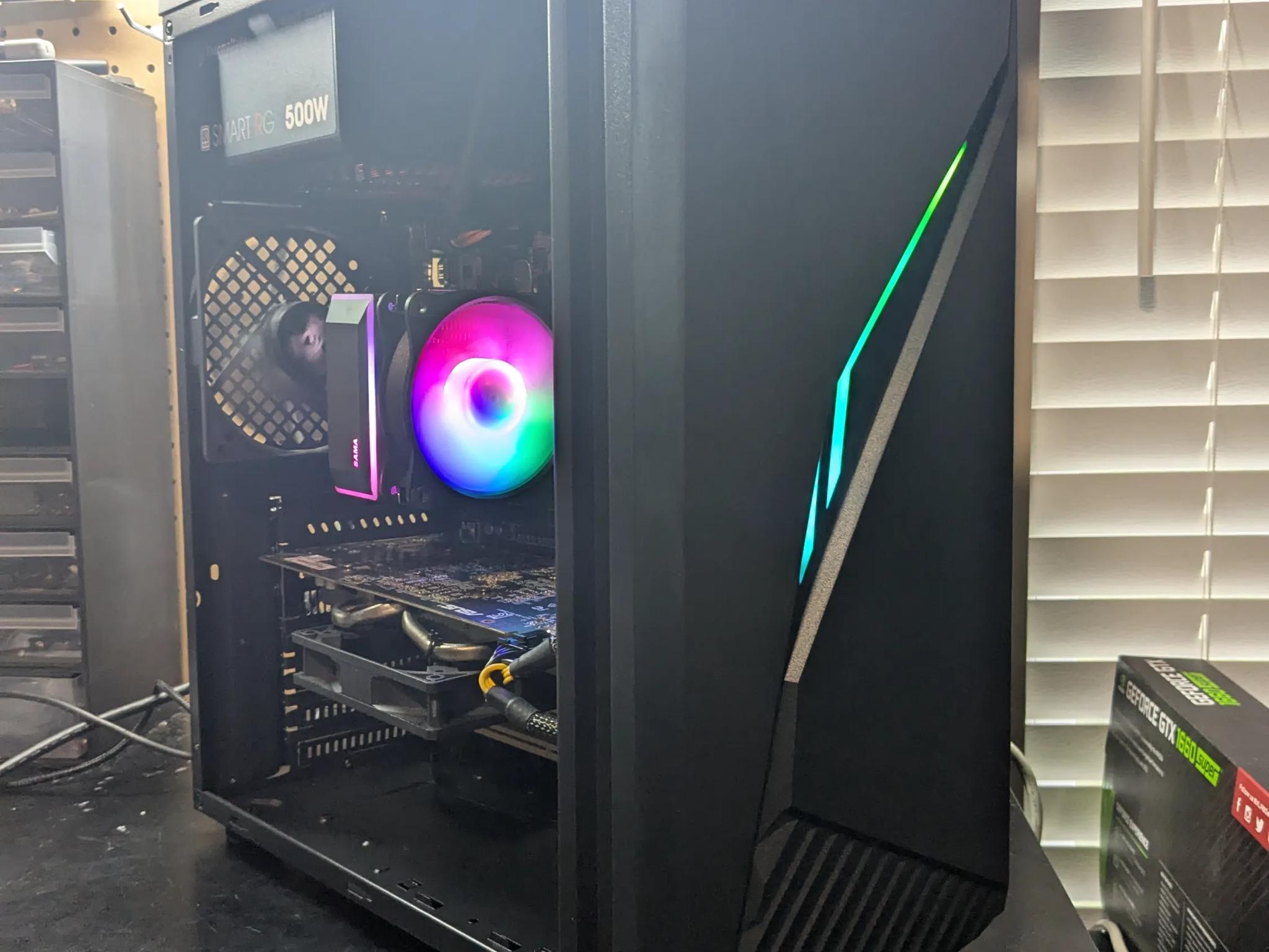 100 FPS Fortnite | 180 Day Warranty | i5-4570S, 16GB RAM, 480GB SSD, RX 480 8GB, RGB, Wifi, Win10