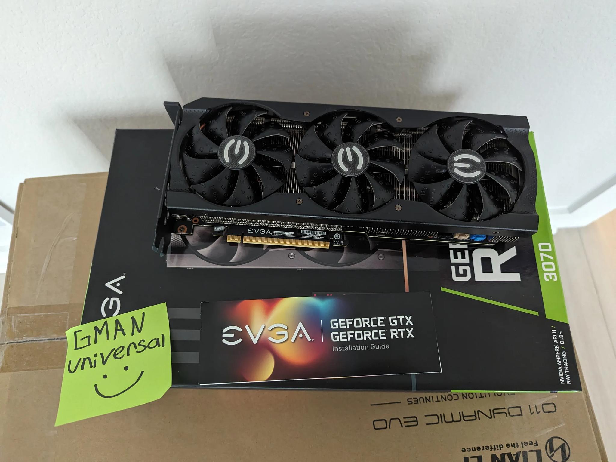 EVGA GeForce RTX 3070 XC3 ULTRA GAMING