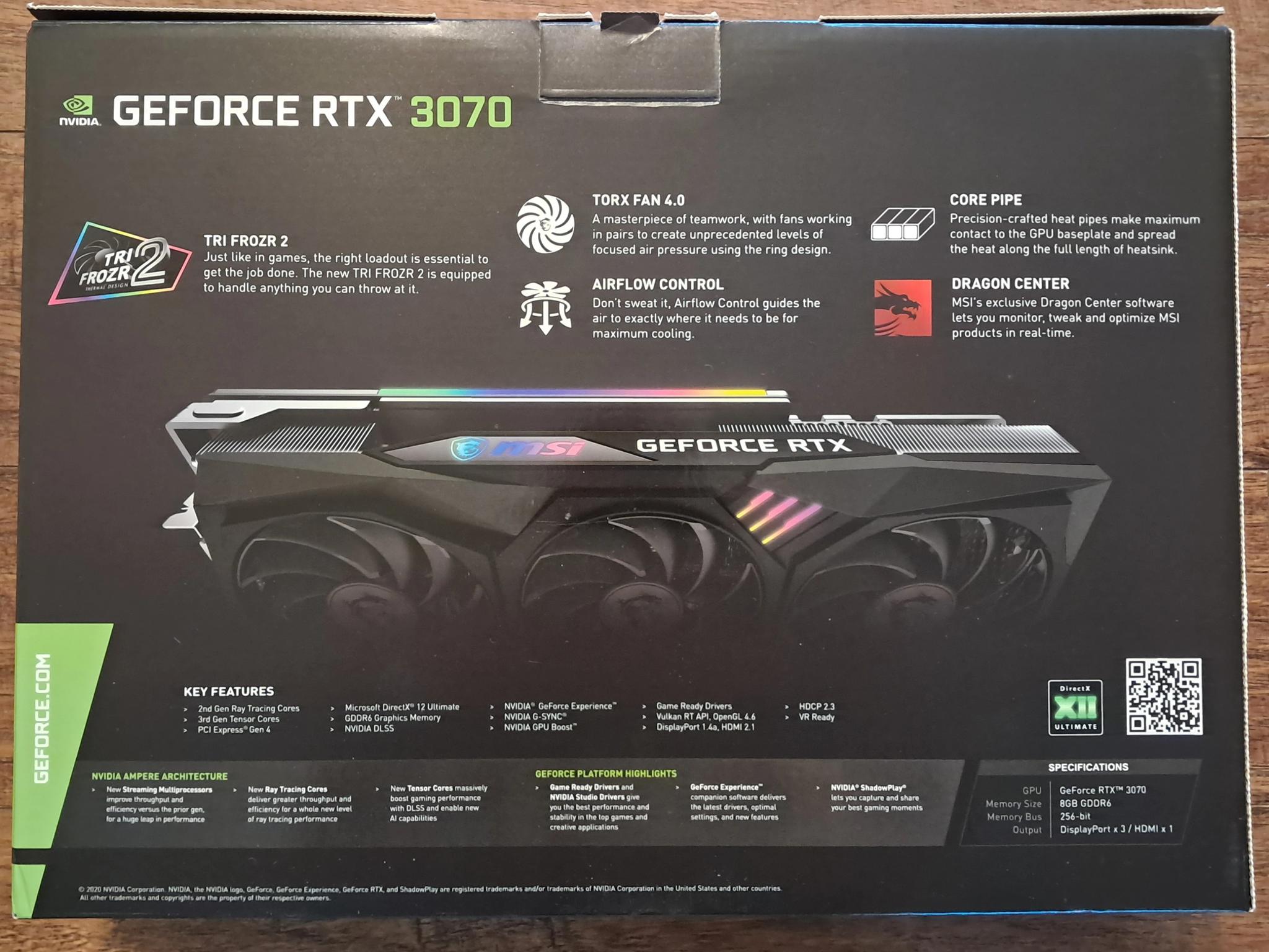 MSI GeForce RTX 3070 Gaming X Trio