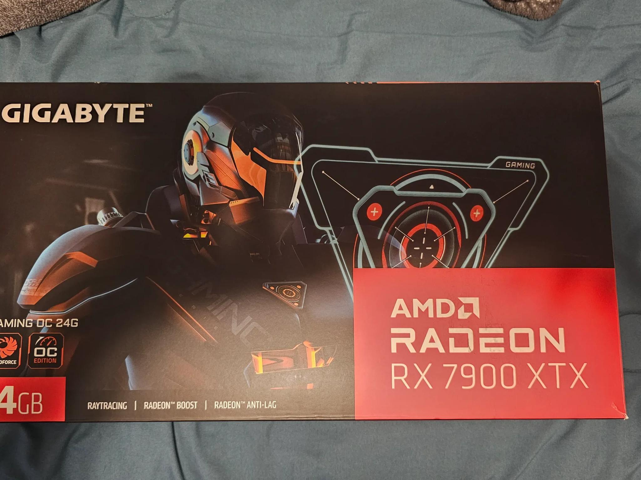 Used like-new gigabyte 7900xtx gaming oc gpu