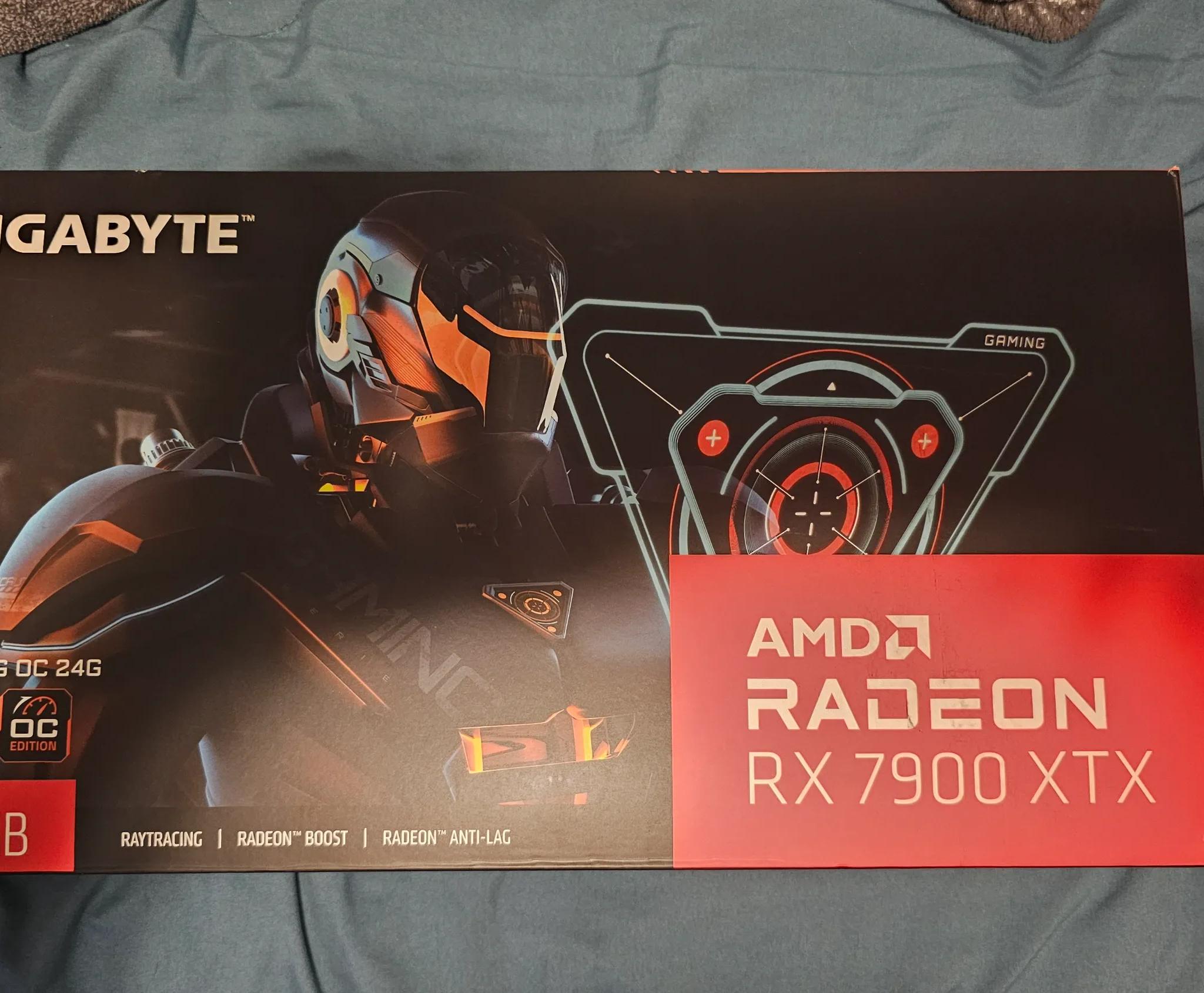 Used like-new gigabyte 7900xtx gaming oc gpu
