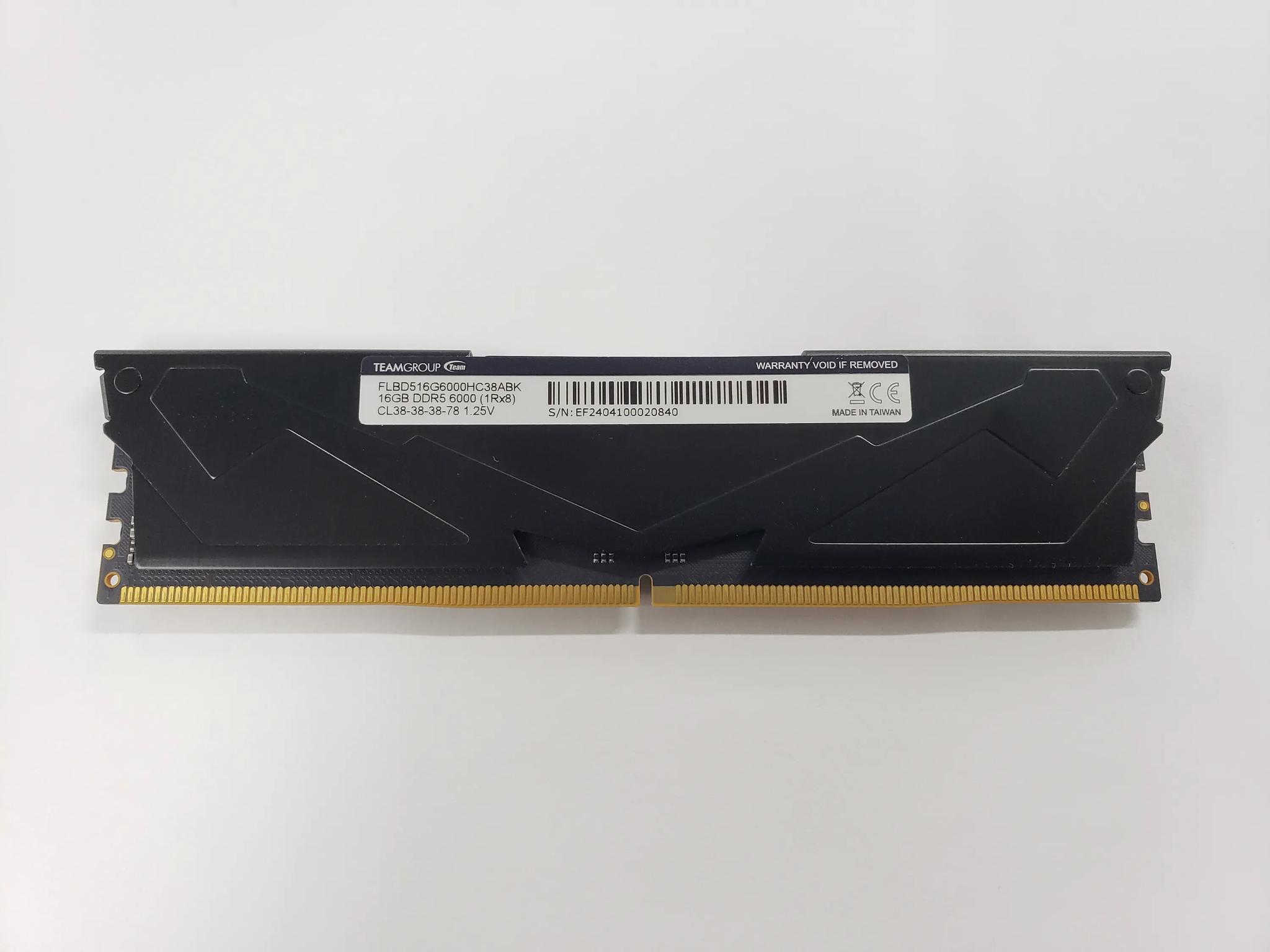 Team Group 16GB DDR5 6000 MT/s CL38