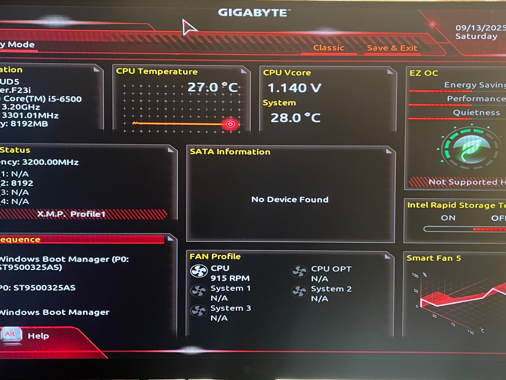 Gigabyte Z170X-UD5 | I5-6500 | Latest BIOS | I/O Shield Included