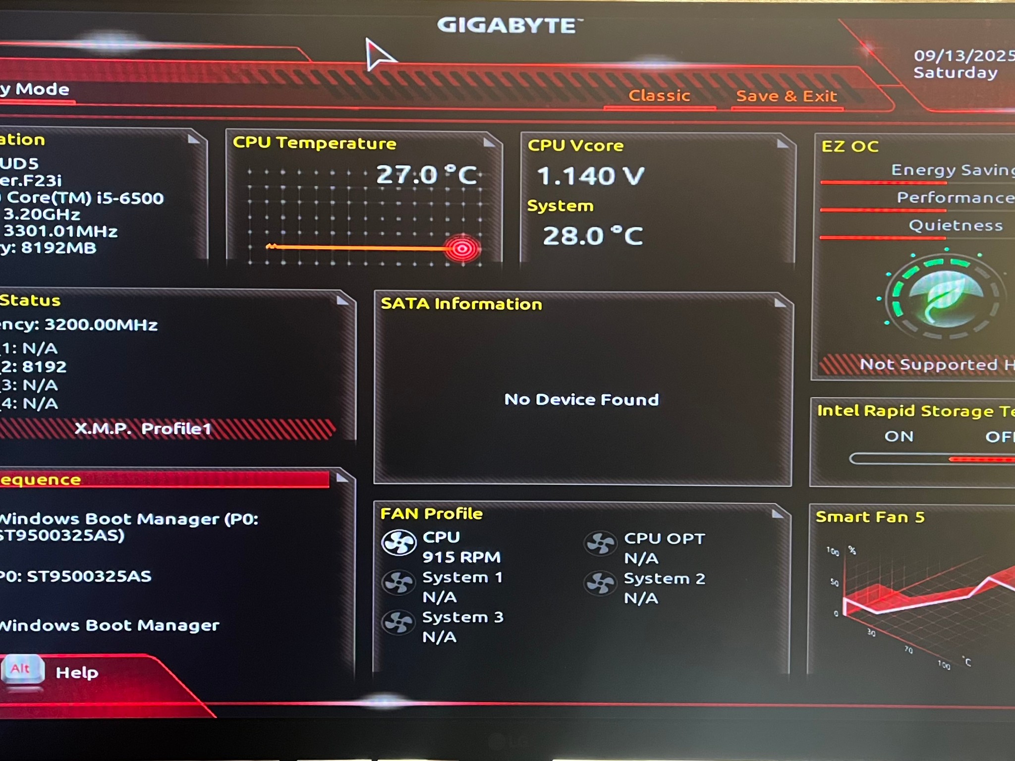 Gigabyte Z170X-UD5 | I5-6500 | Latest BIOS | I/O Shield Included
