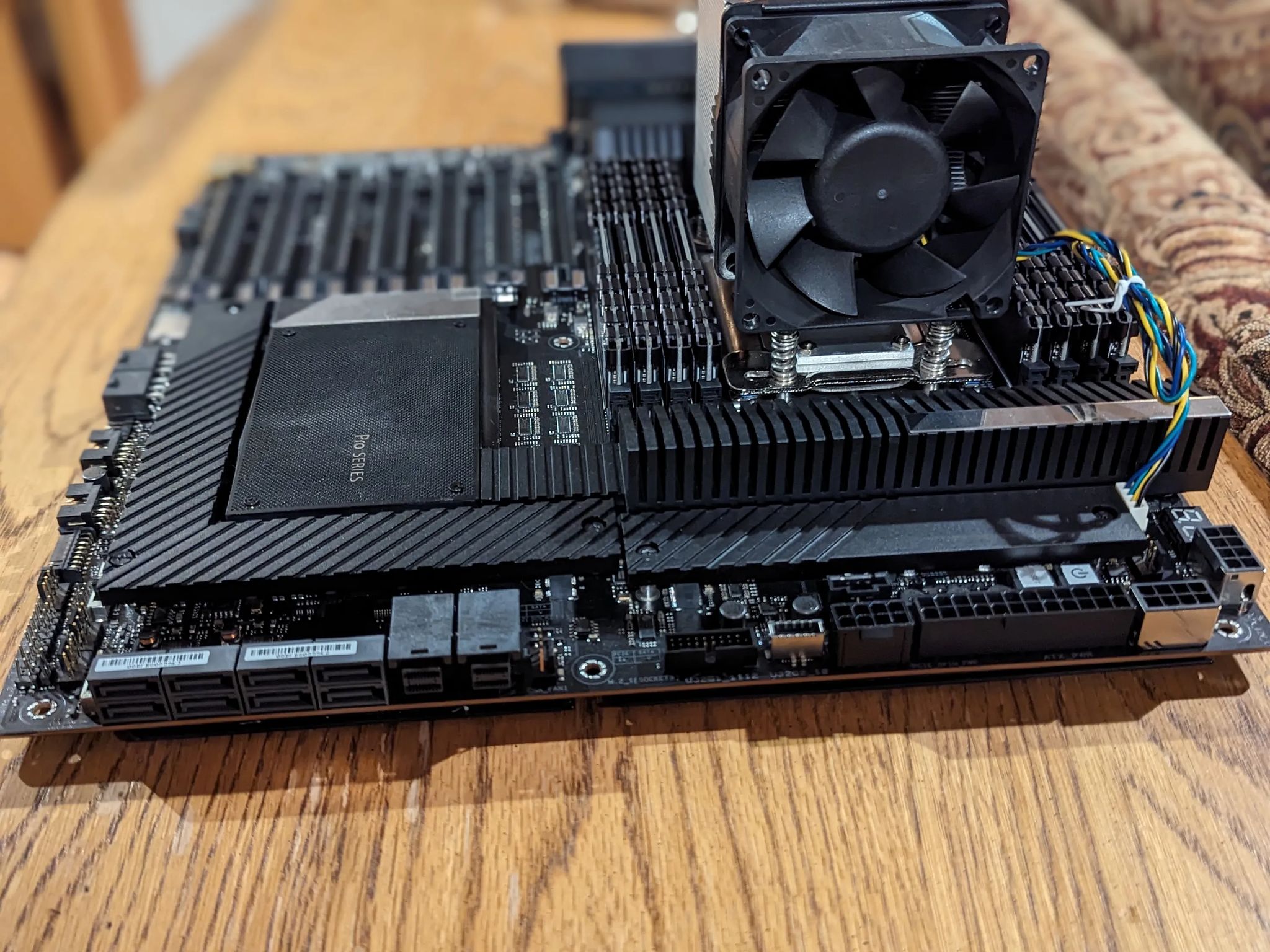 COMBO - ASUS Pro WS WRX80E-SAGE SE WIFI II with AMD Ryzen Threadripper PRO 5955WX CPU - 256gb RAM
