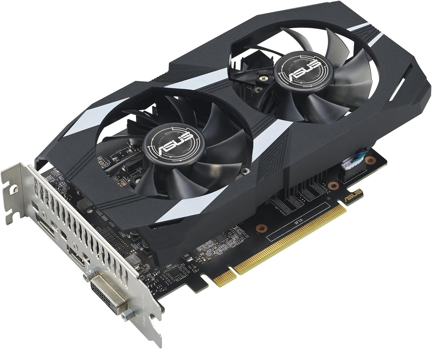 ASUS GTX 1650 4GB EVO OC GDDR5 DUAL-GTX1650-4GD6-P-EVO Video Graphics Card