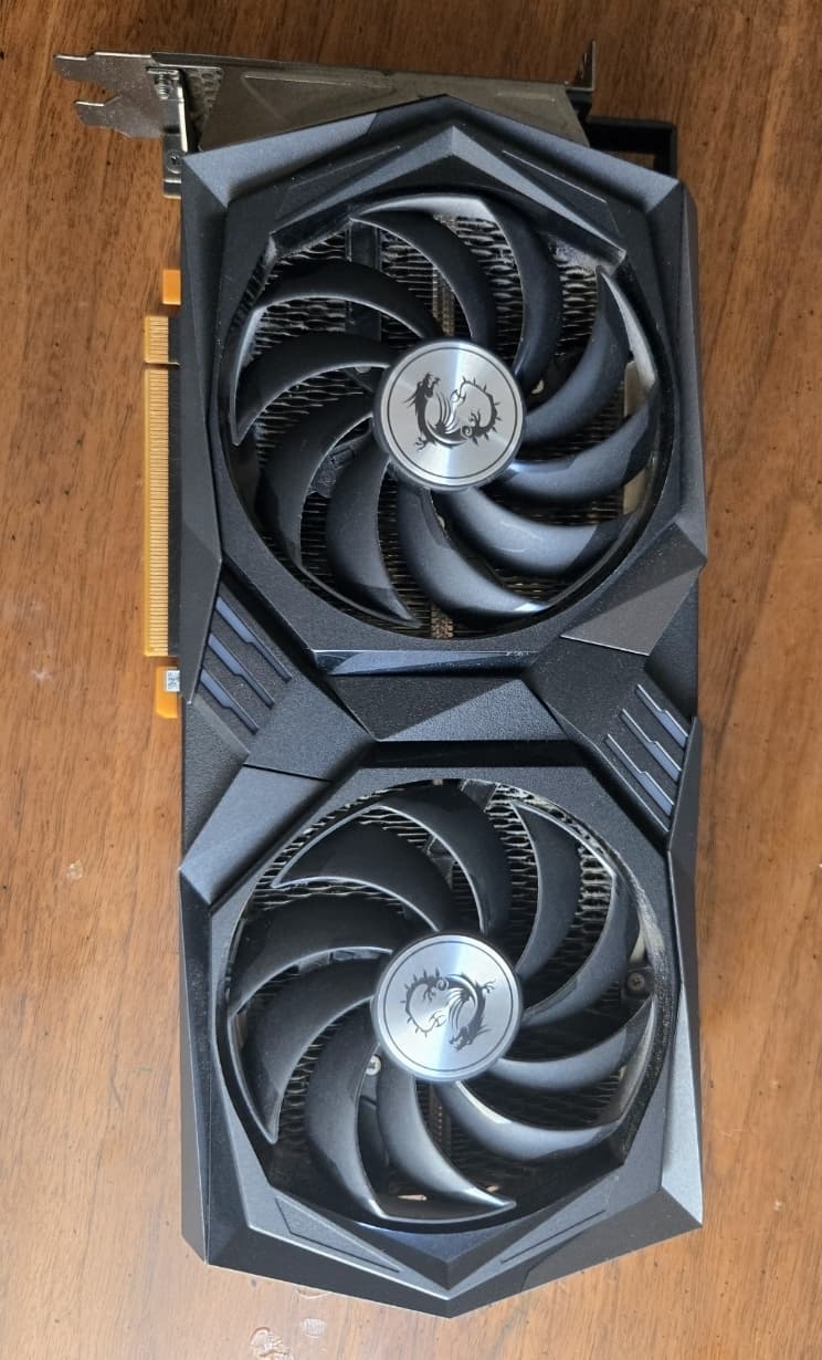 MSI Gaming GeForce RTX 3060 12gb GDDR6- Used