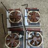 4 Noctua Fans (1 NF-S12A, 3 NF-F12)