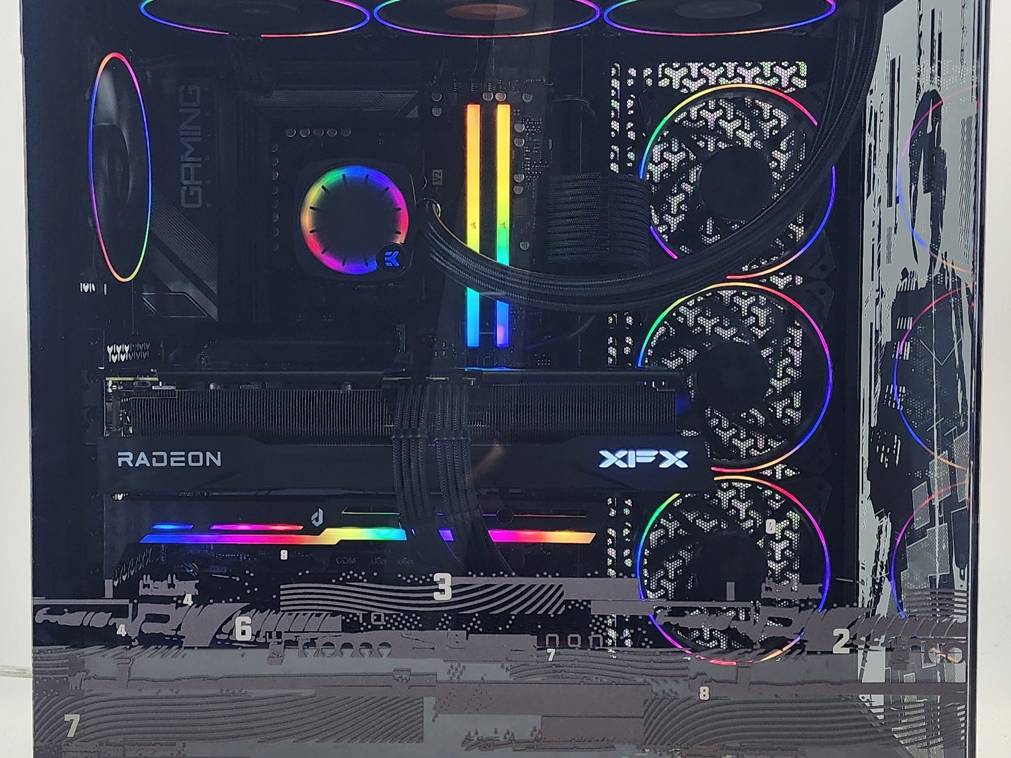 Gaming PC Ryzen 7 7800X3D 48GB RAM 2TB SSD RX 9070 XT 16GB Windows 11 Computer