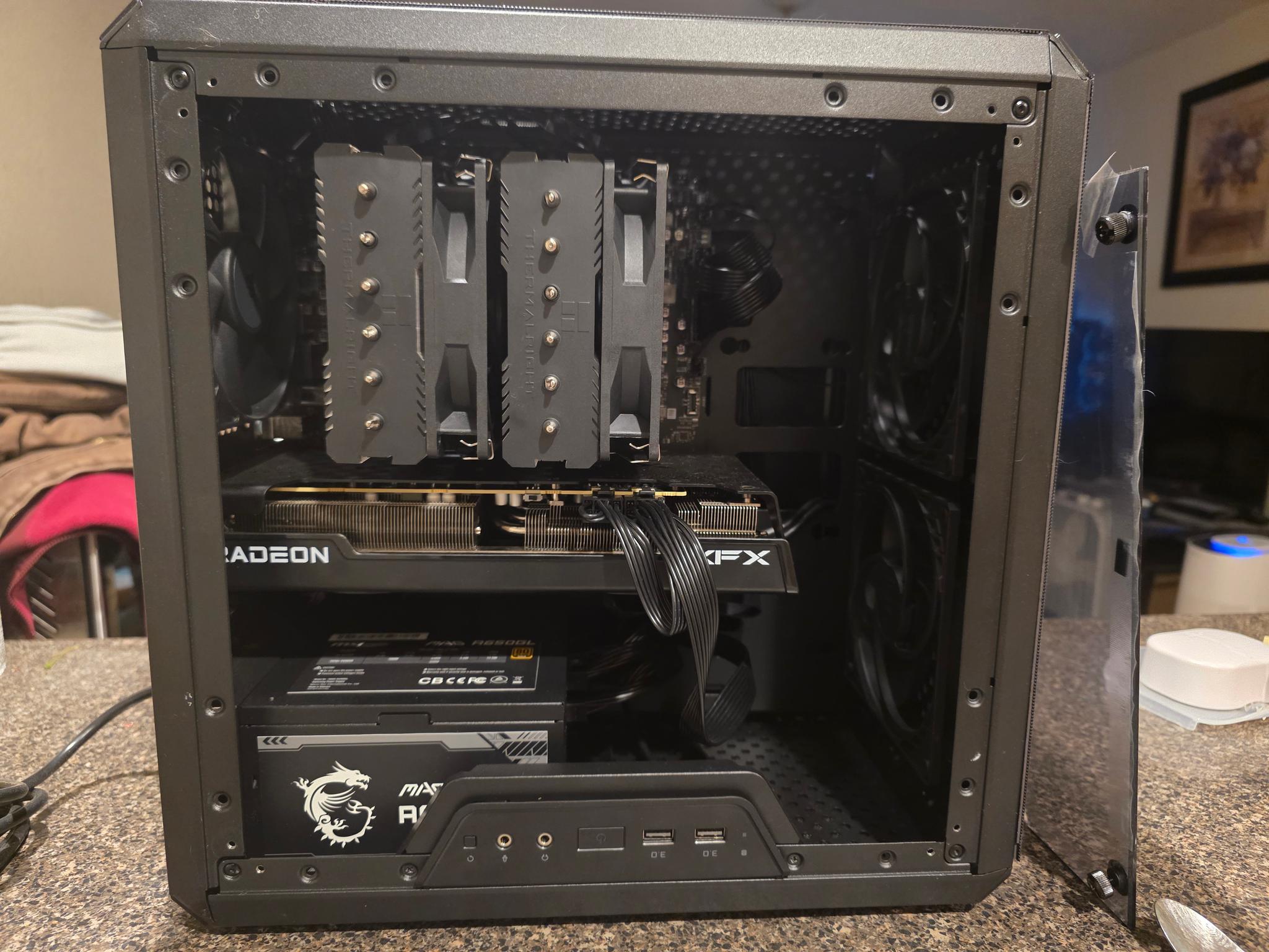 Radeon RX 7600 XT Custom Gaming PC - Ryzen 5 5600X, 2TB NVMe SSD