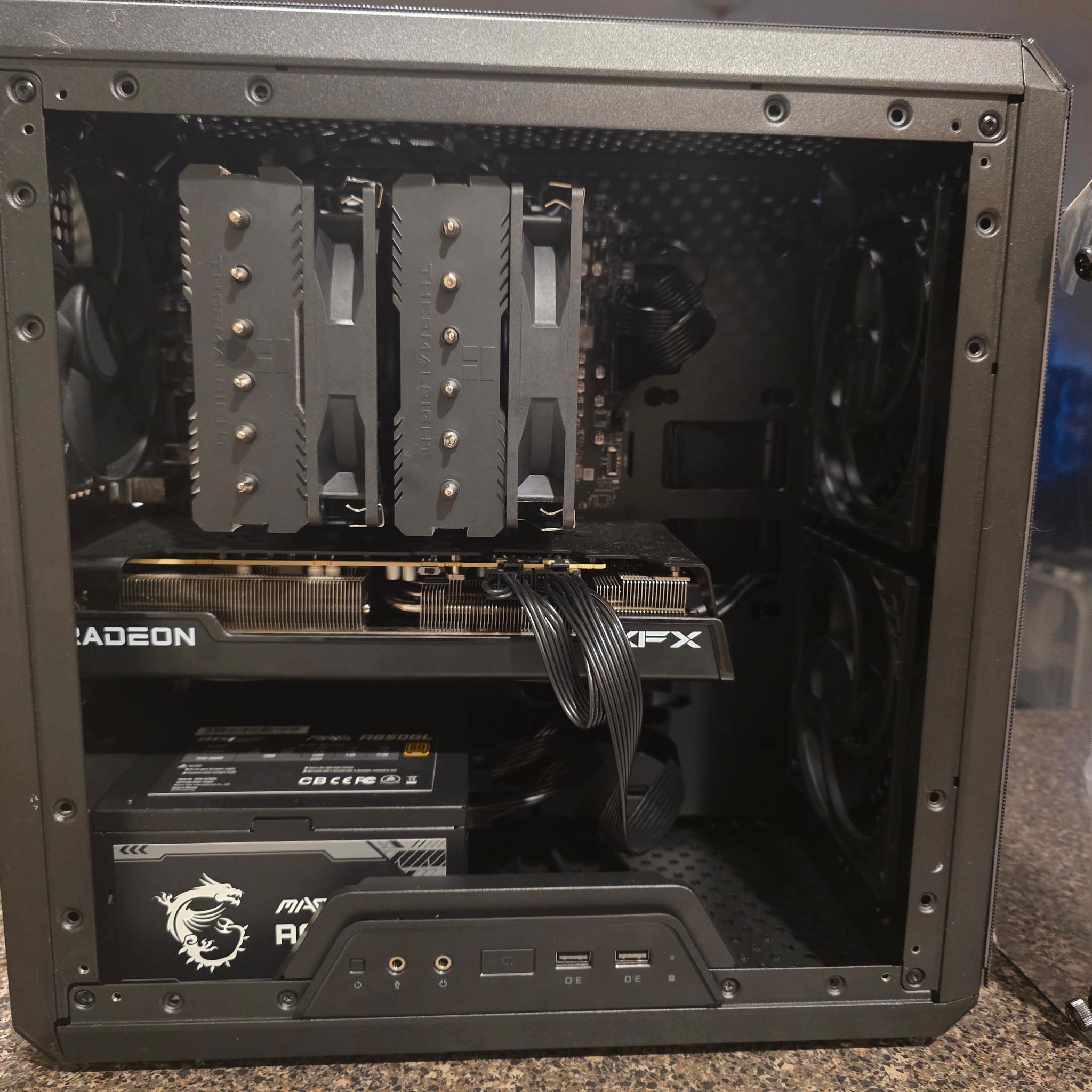 Radeon RX 7600 XT Custom Gaming PC - Ryzen 5 5600X, 2TB NVMe SSD