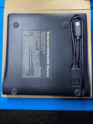 Pop-Up Mobile MAHA-UM-021 External USB CD/DVD+/-RW Drive 8x Black