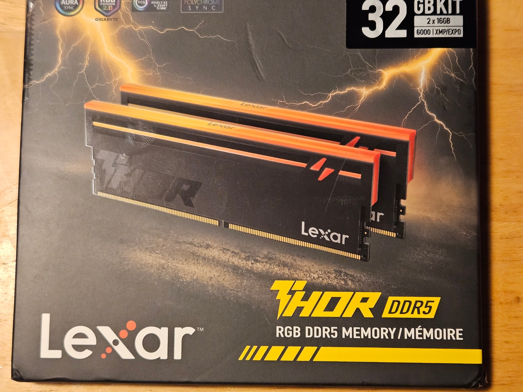 Lexar Thor RGB Gaming 32GB DDR5 KIT