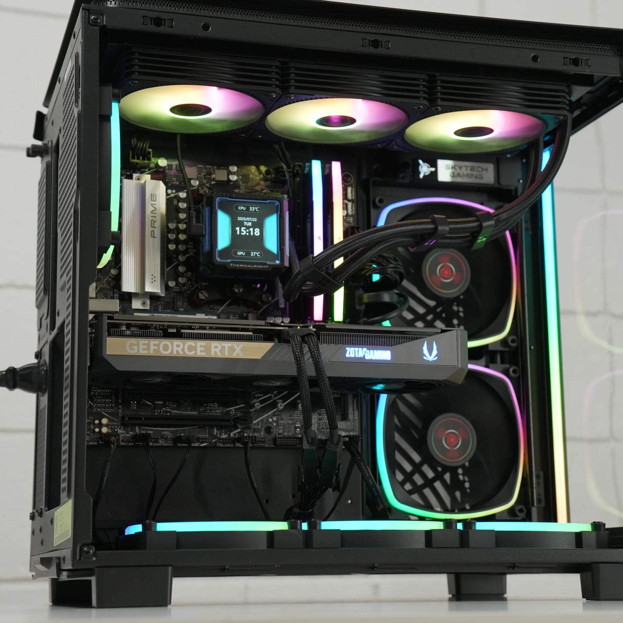RTX 5070 Gaming PC | RYZEN 7 7700X | 32GB DDR5 | 2TB SSD | WiFi & BT |
