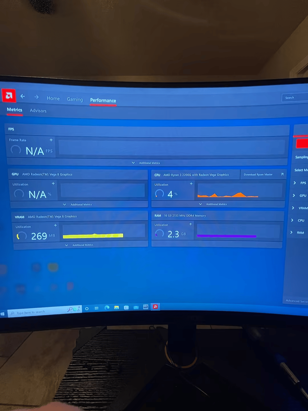 Ryzen 3 2200G Vega 8 Graphics