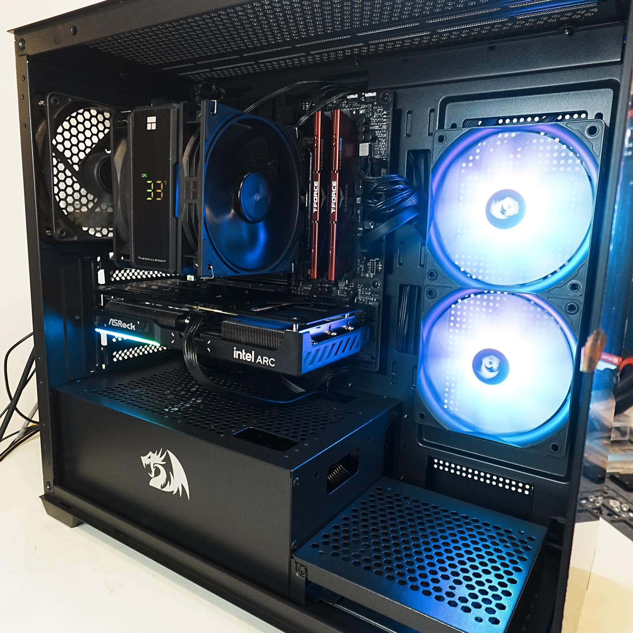 🏎️🎩💎 Gorgeous Fishtank | Ryzen 5 7600X | Intel Arc B580 | 32GB DDR5 5200 | 1TB NVMe SSD