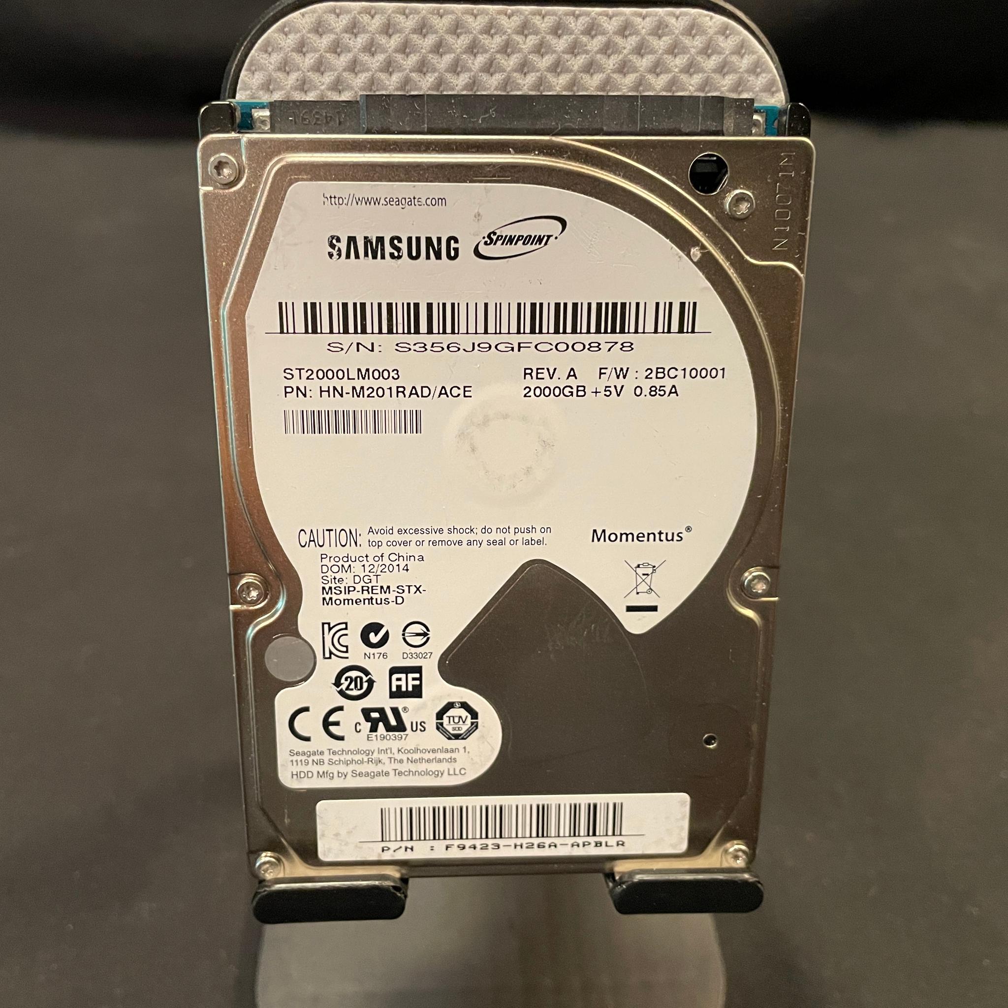 Seagate Samsung Spinpoint ST2000LM003 2TB Hard Drive