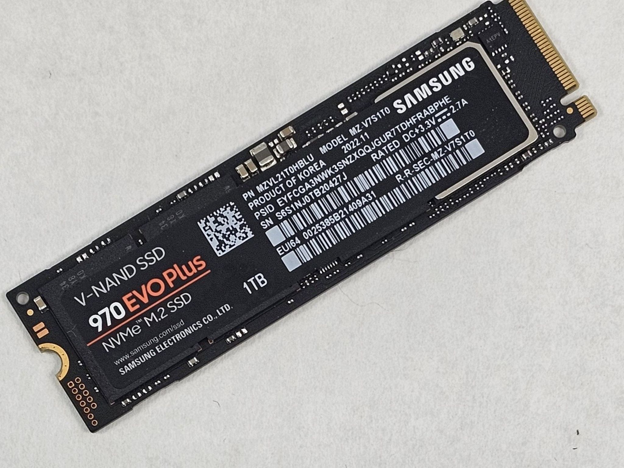 1TB NVMe M.2 SSD Samsung 970 EVO Plus Gen3
