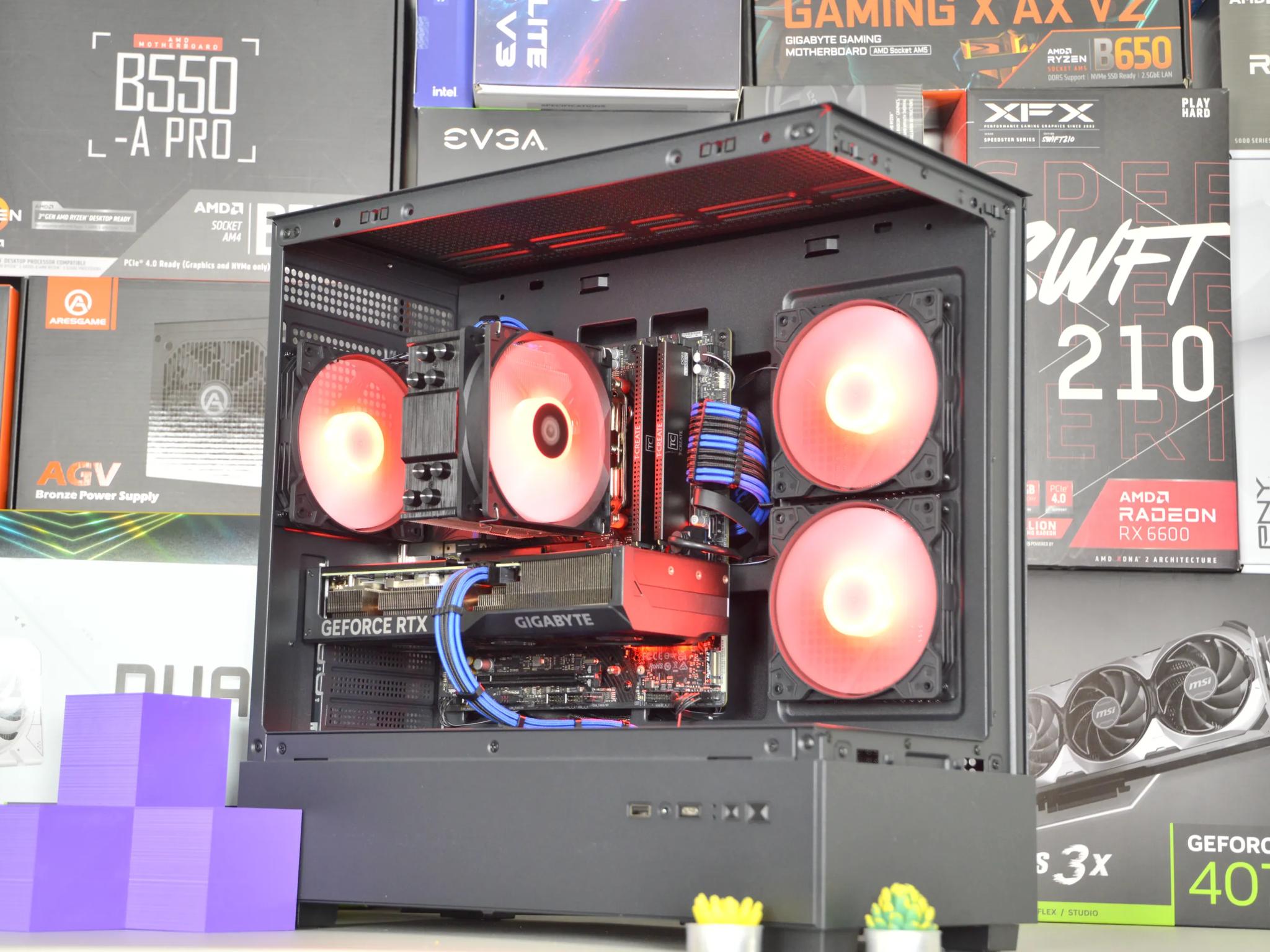 ⚡EXTREME⚡| RTX 4070 12GB| RYZEN 5 7500F | 32 GB DDR5 RAM | 2TB NVME SSD | Electric Night 2.0 |
