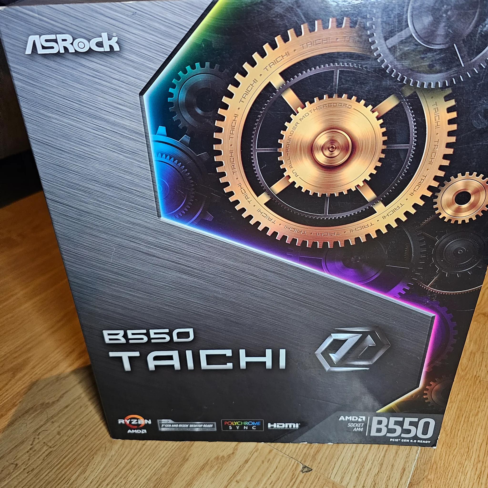ASROCK Taichi B550 Motherboard BIOS UPDATED