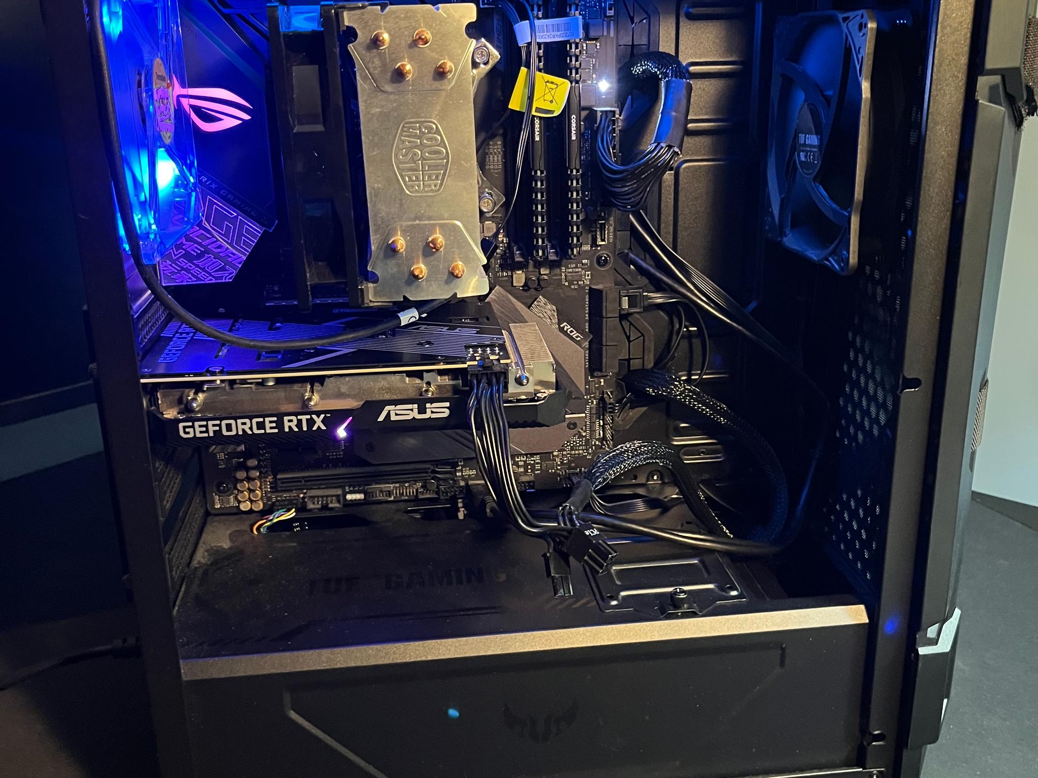 Gaming PC – i9-9900KF |RTX 3060 Ti | ASUS ROG Strix Z390-E | 16GB RAM | 500GB SSD | 2TB Hard drive