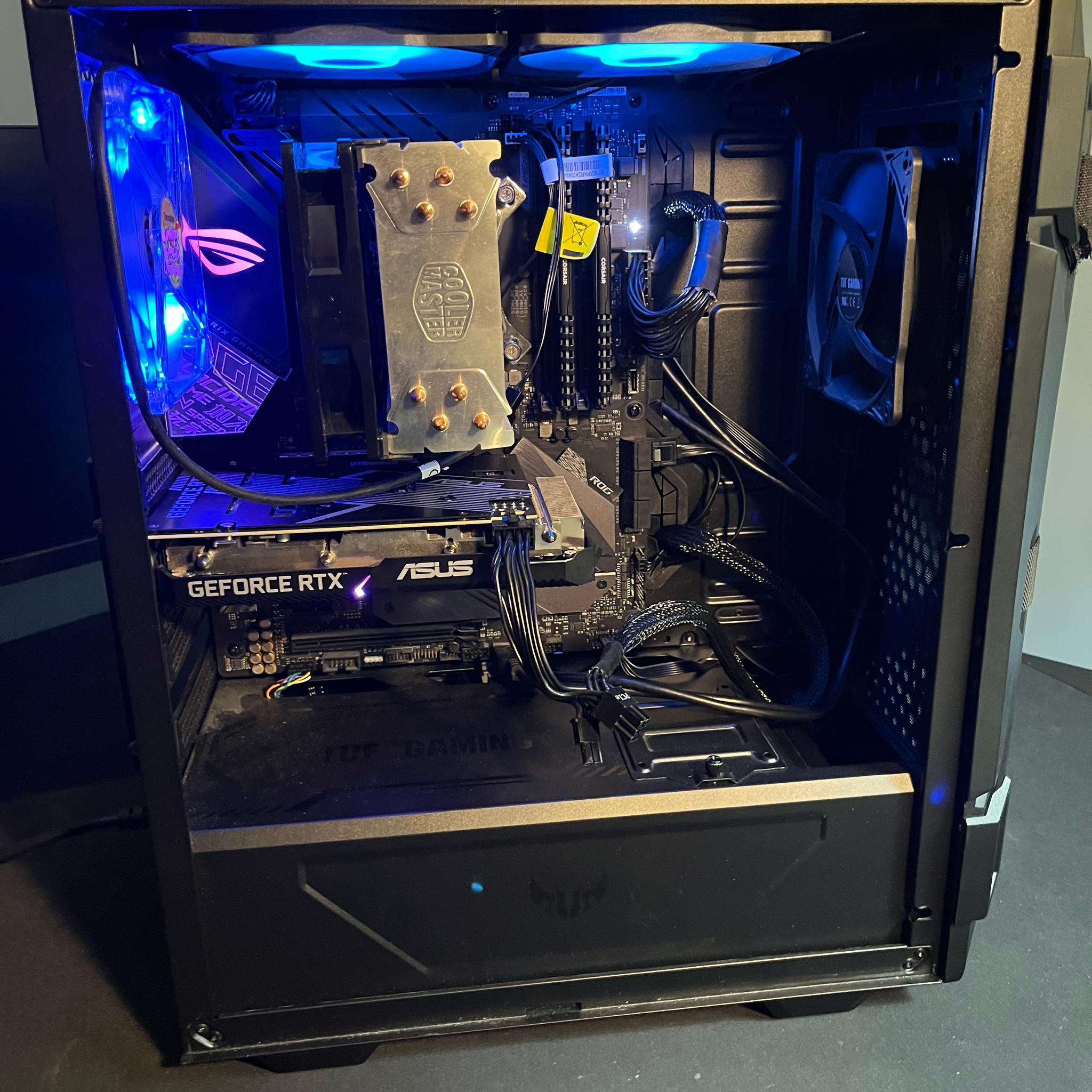 Gaming PC – i9-9900KF |RTX 3060 Ti | ASUS ROG Strix Z390-E | 16GB RAM | 500GB SSD | 2TB Hard drive