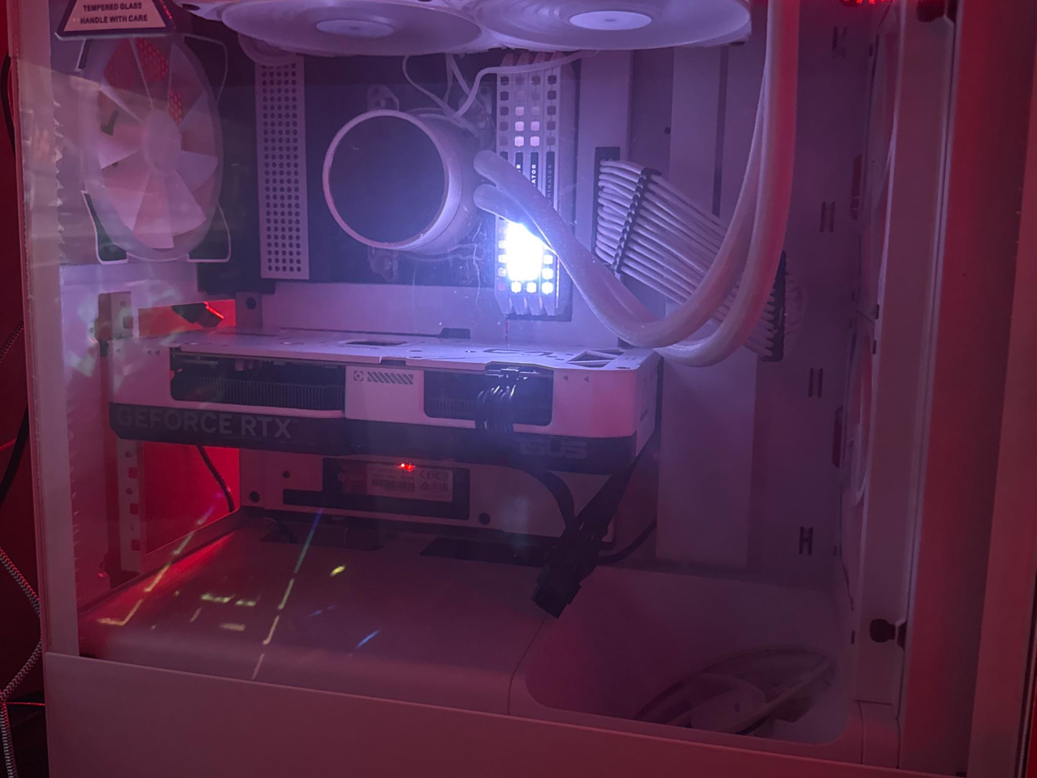 👑 HIGH PERFORMANCE 1080p > 1440p ALL WHITE GAMING PC - ASUS DUAL 4070 12GB