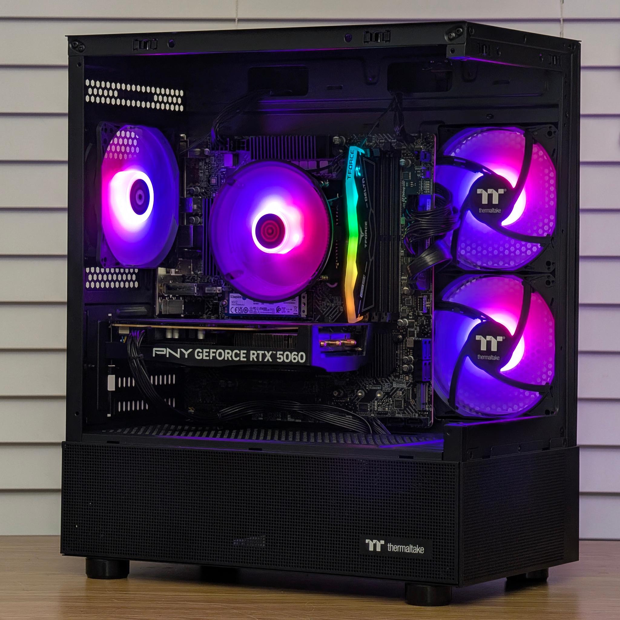 🌈🖤Intel i5-14400F | RTX 5060 | 1TB SSD | Gaming PC🌈💜