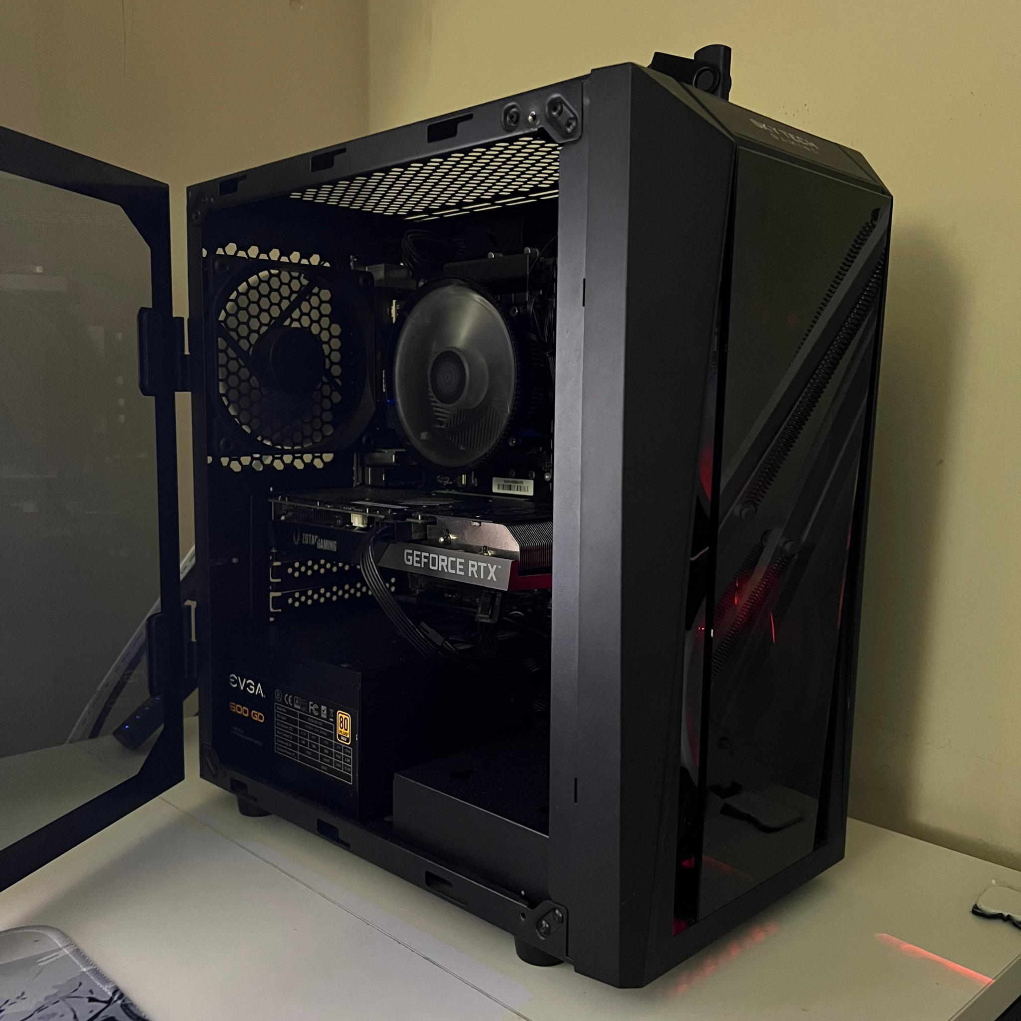 RTX 3060 12gb Gaming PC – Intel i3-10100f, 16GB RAM, 500GB SSD – Fast 1080p Performance