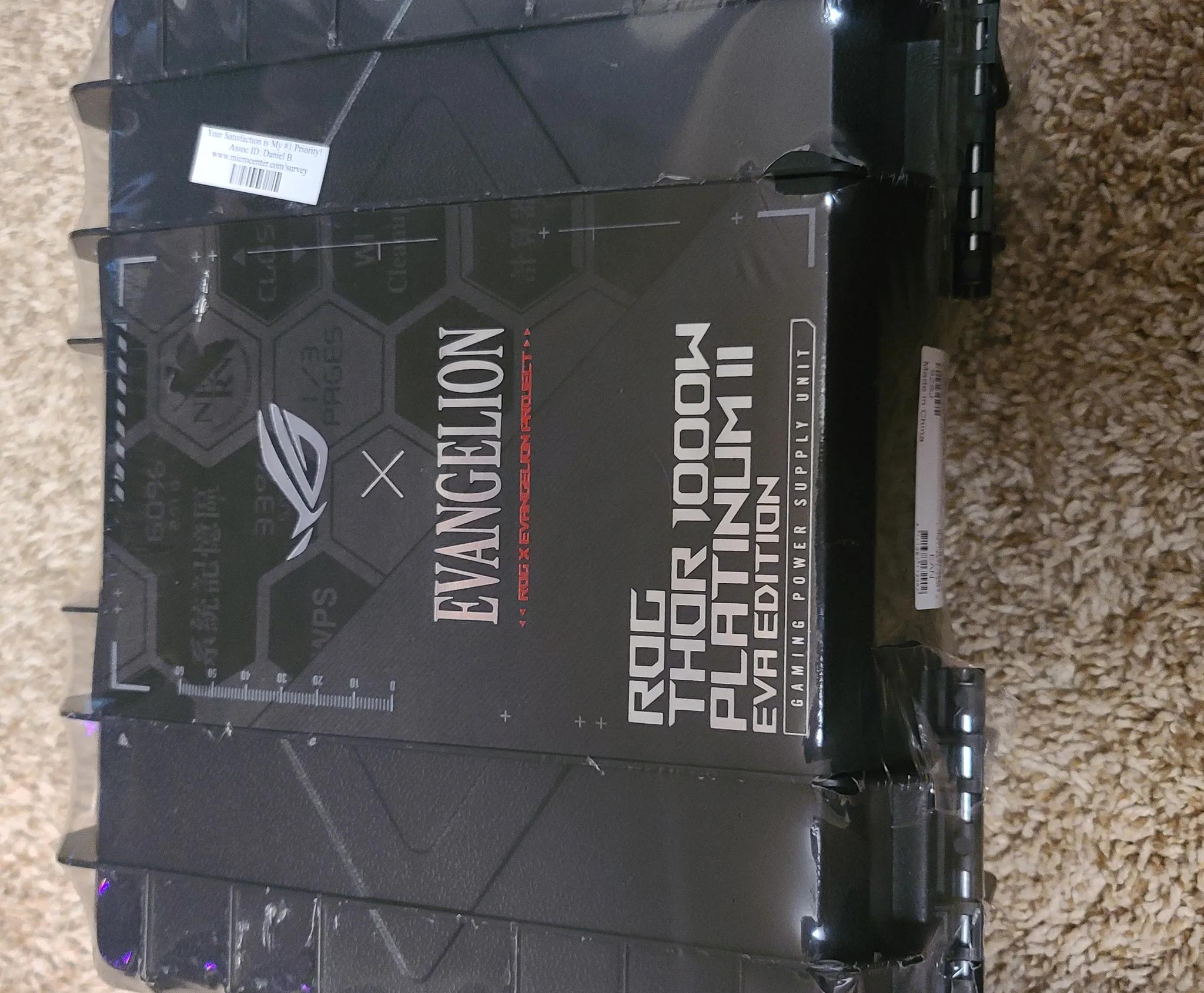 ROG Thor 1000w platinum 2 Eva edition Rog Evangelion