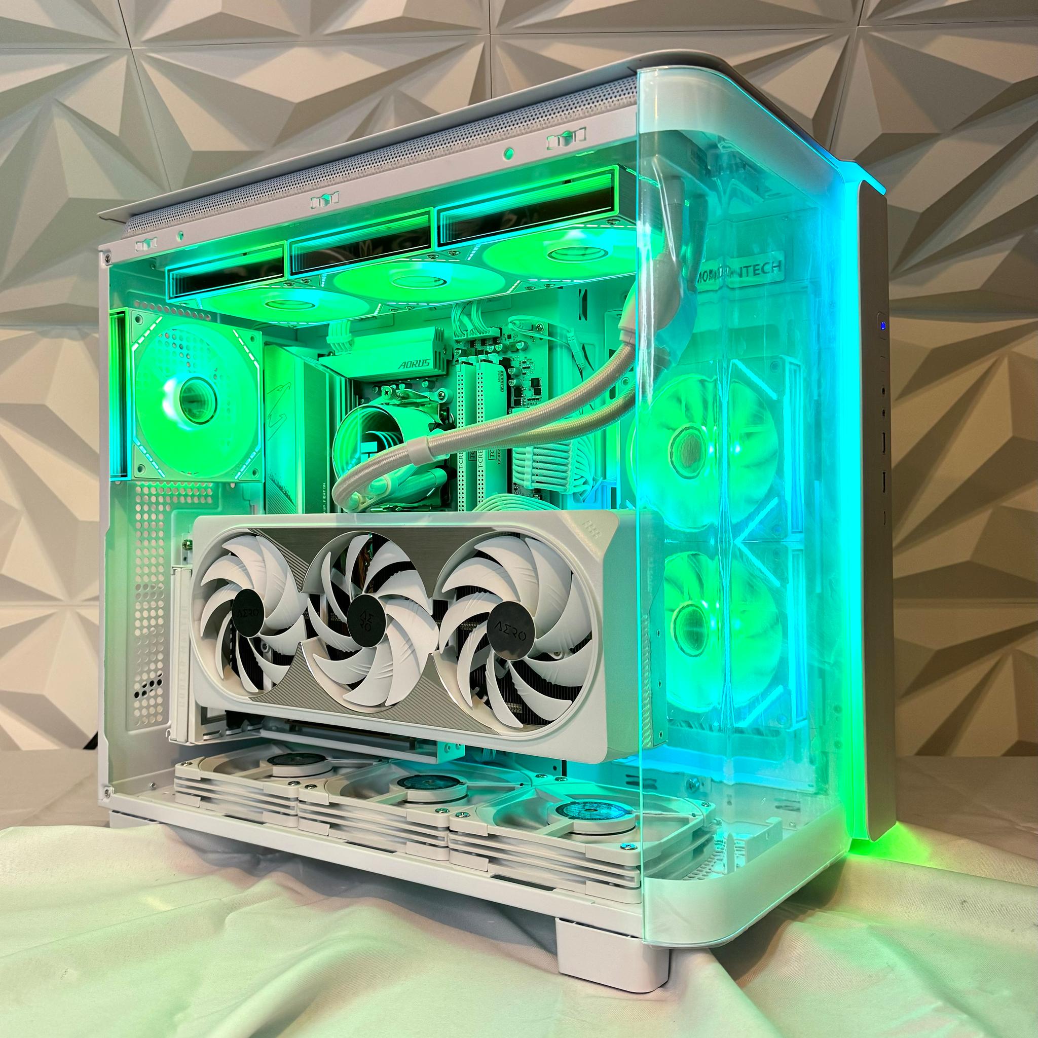 Clearance"Snow Bunny" Ryzen 7 7800X3d, 4080 super, 64gb ddr5, 2tb nvme and 4TB HDD