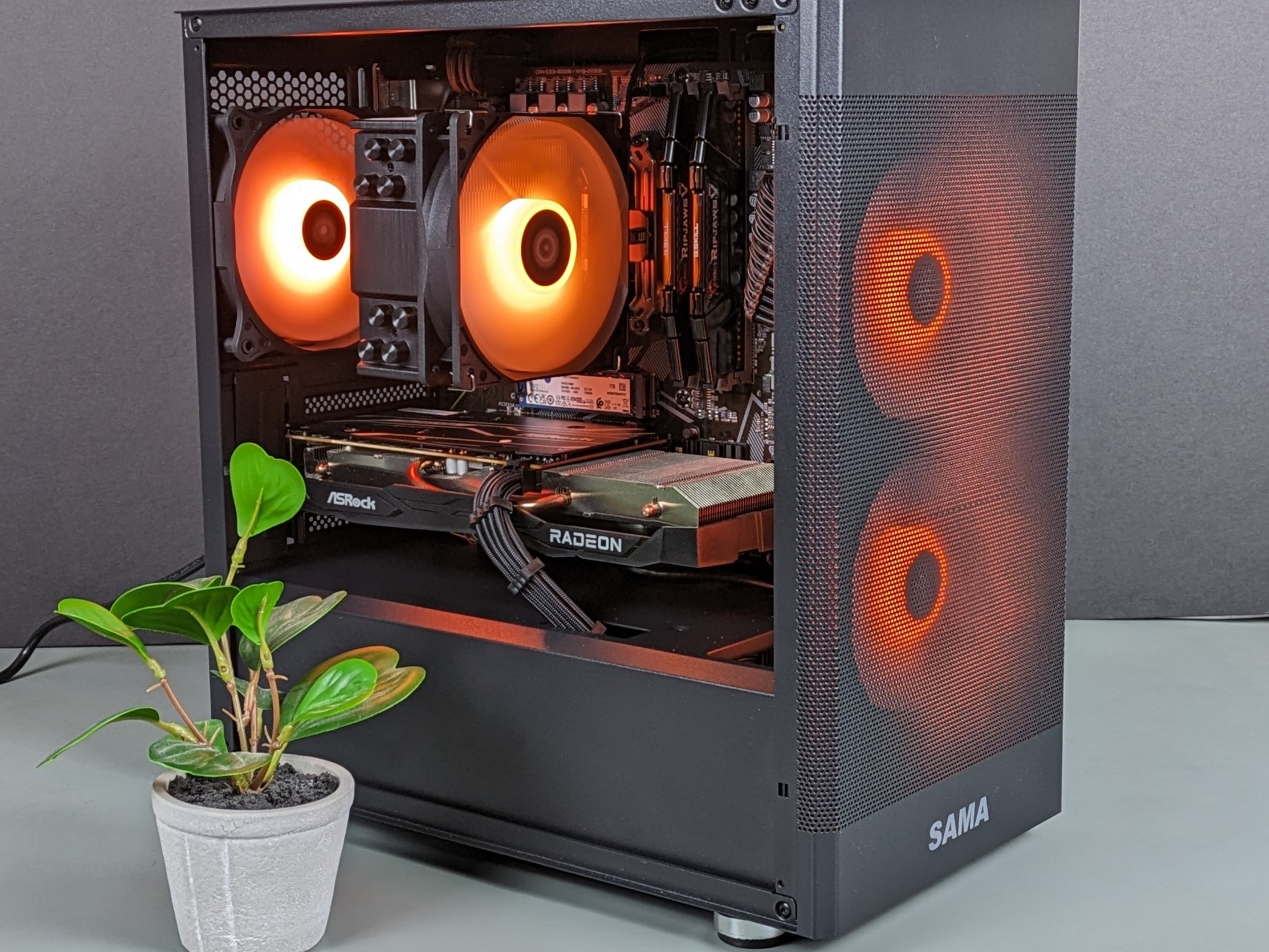 🖤Black Mid Range PC🖤 | Ryzen 5 5500 | Rx 6600 | 1 TB M.2