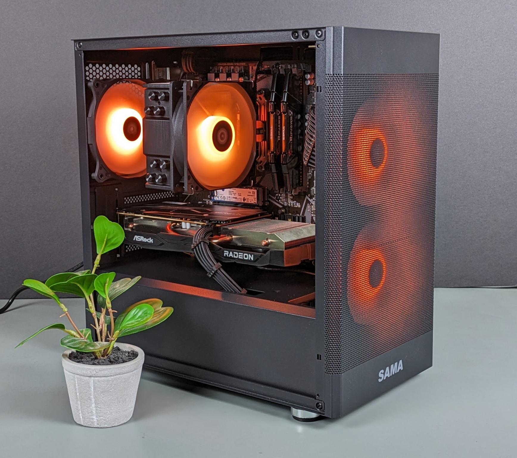 🖤Black Mid Range PC🖤 | Ryzen 5 5500 | Rx 6600 | 1 TB M.2