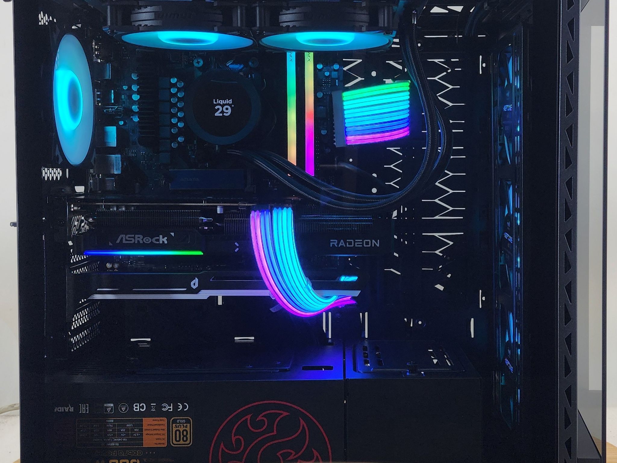 Gaming PC Ryzen 7 7700X 32GB RAM 1TB SSD RX 9070 16GB Win11 Computer
