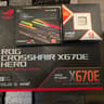 AMD Ryzen 9 9950X3d+Asus Crosshair X670E Hero+32GB DDR5 Gskill Trident Z Neo RGB 6000Mhz