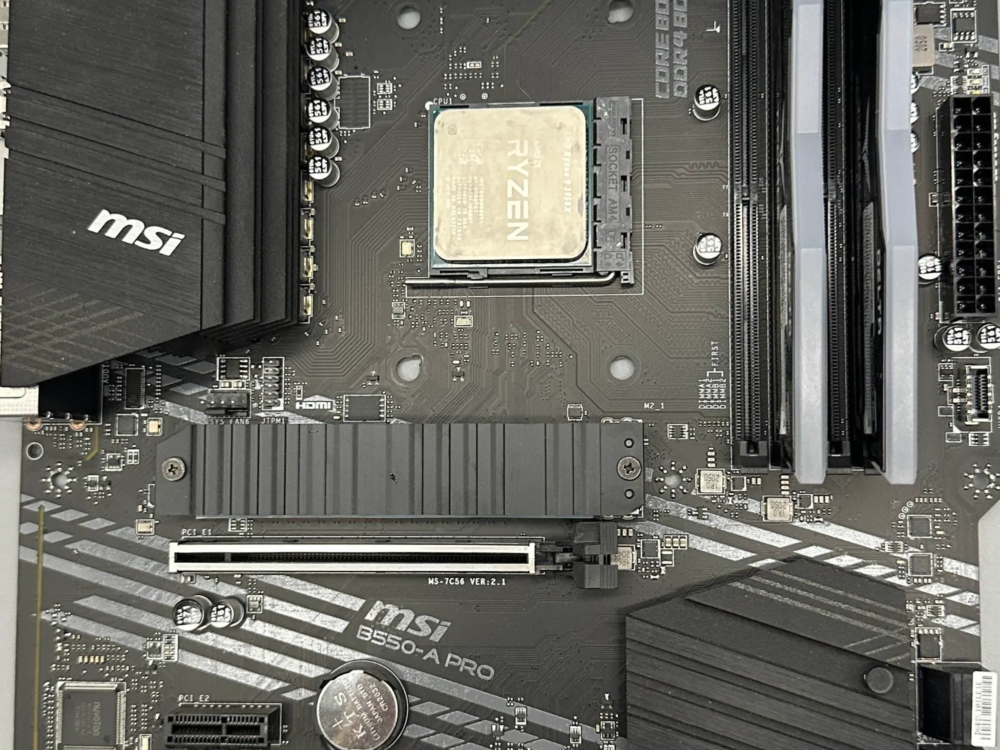 MSI B550-A PRO AMD Ryzen 9 3950x 32gb 3200mhz