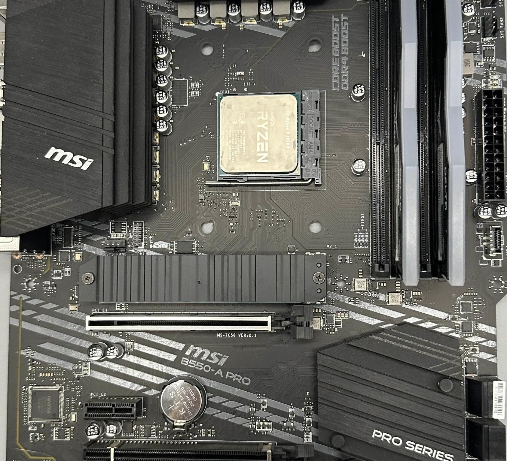 MSI B550-A PRO AMD Ryzen 9 3950x 32gb 3200mhz