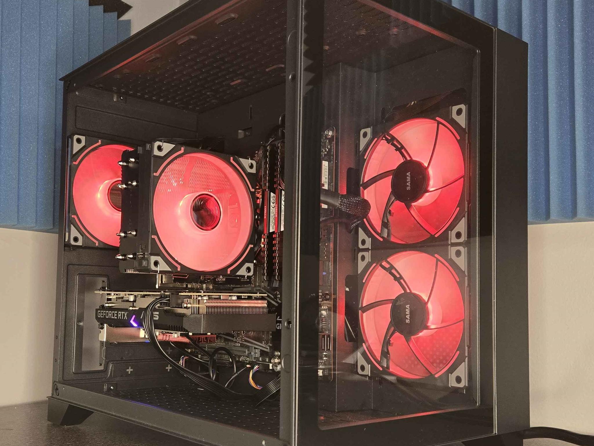 Mondrian: 10400F 3060TI 32GB cubist gaming build