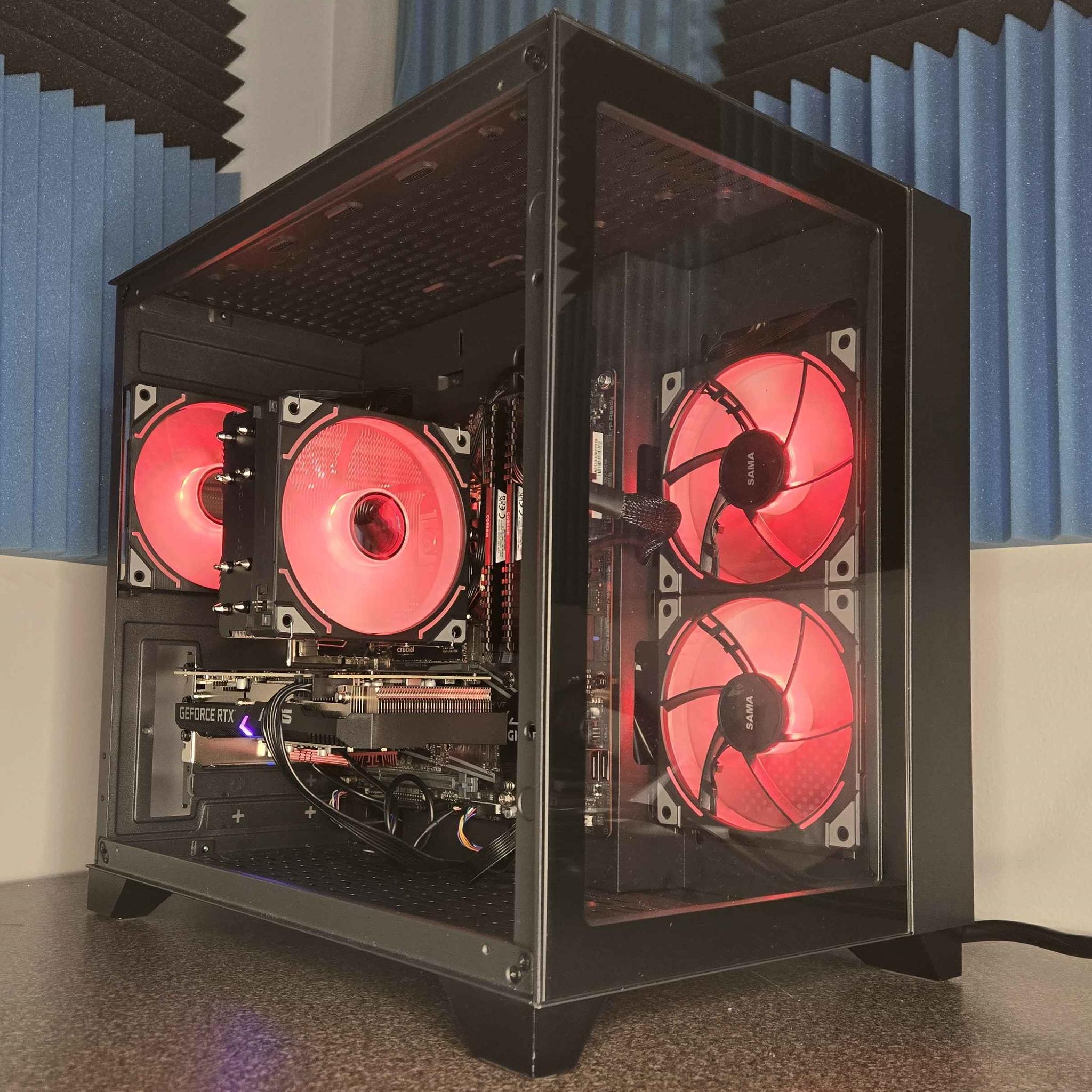 Mondrian: 10400F 3060TI 32GB cubist gaming build