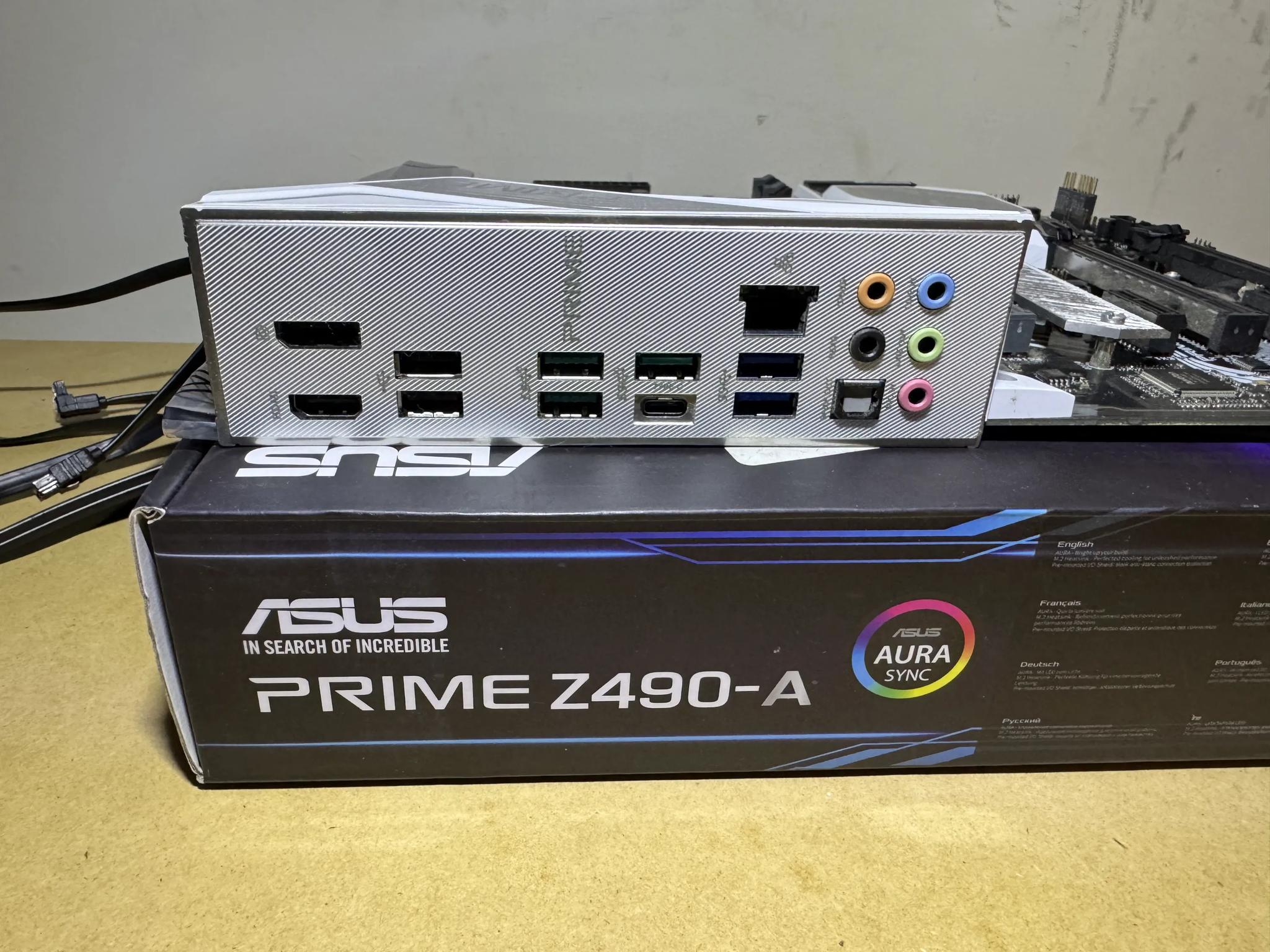 ASUS PRIME Z490-A LGA 1200 (Intel 10th Gen) Intel Z490 Motherboard