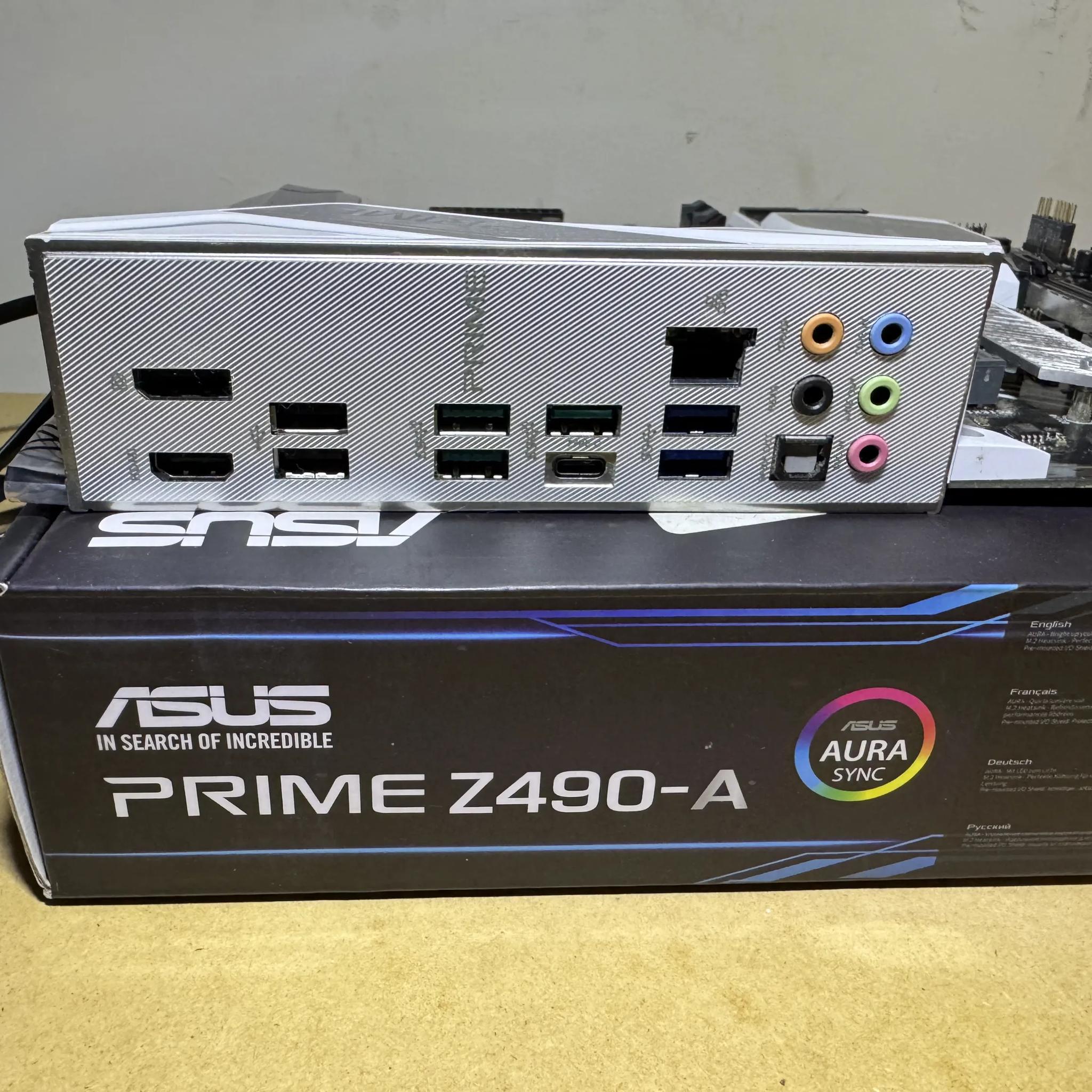 ASUS PRIME Z490-A LGA 1200 (Intel 10th Gen) Intel Z490 Motherboard